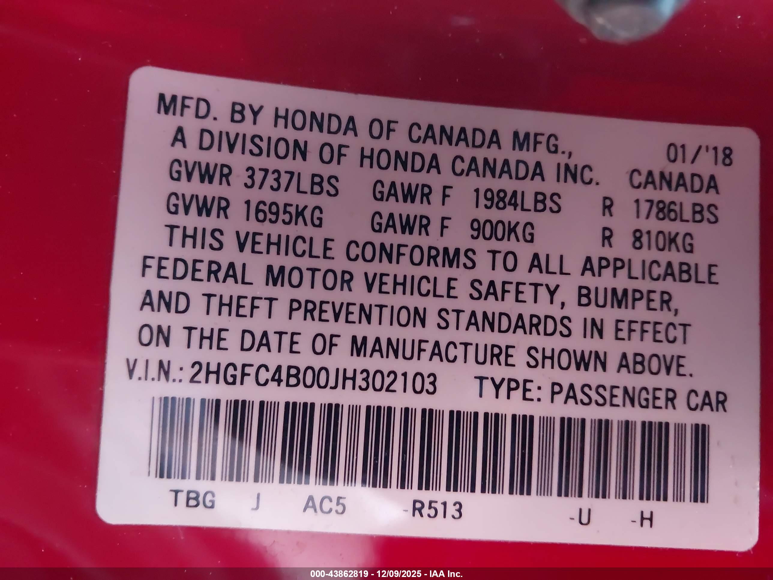 HONDA CIVIC image 9