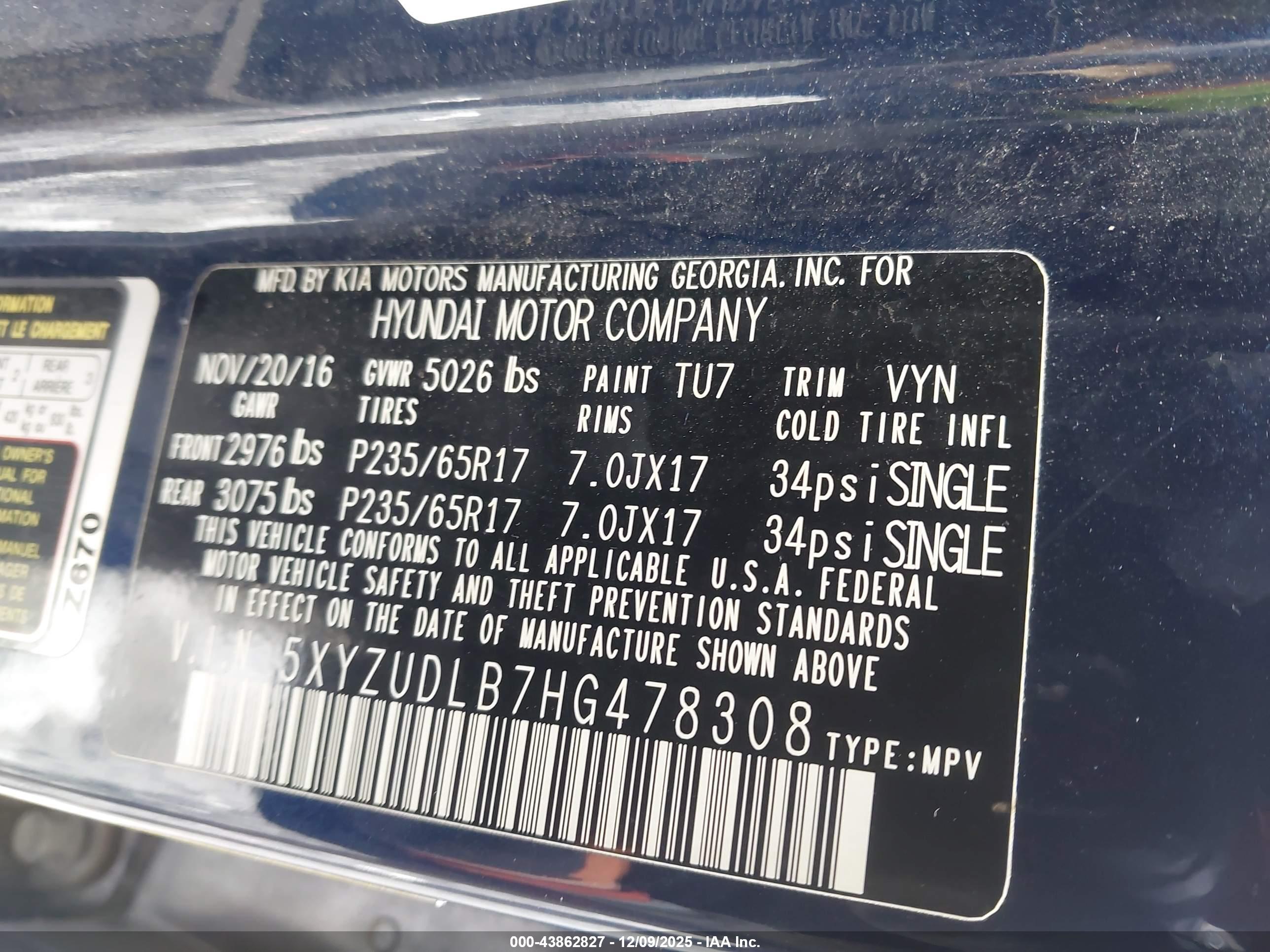 HYUNDAI SANTA image 9