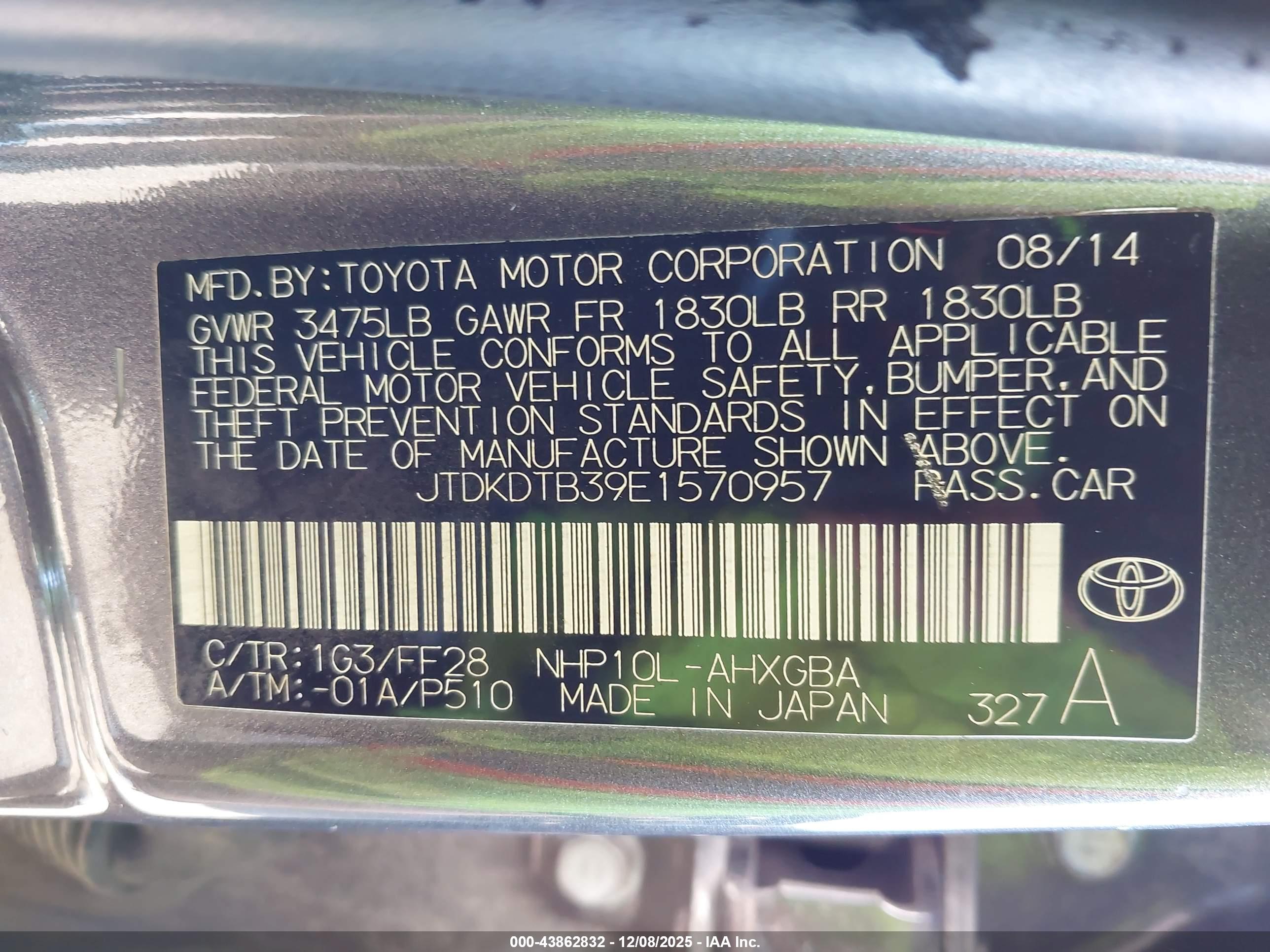 TOYOTA PRIUS image 9