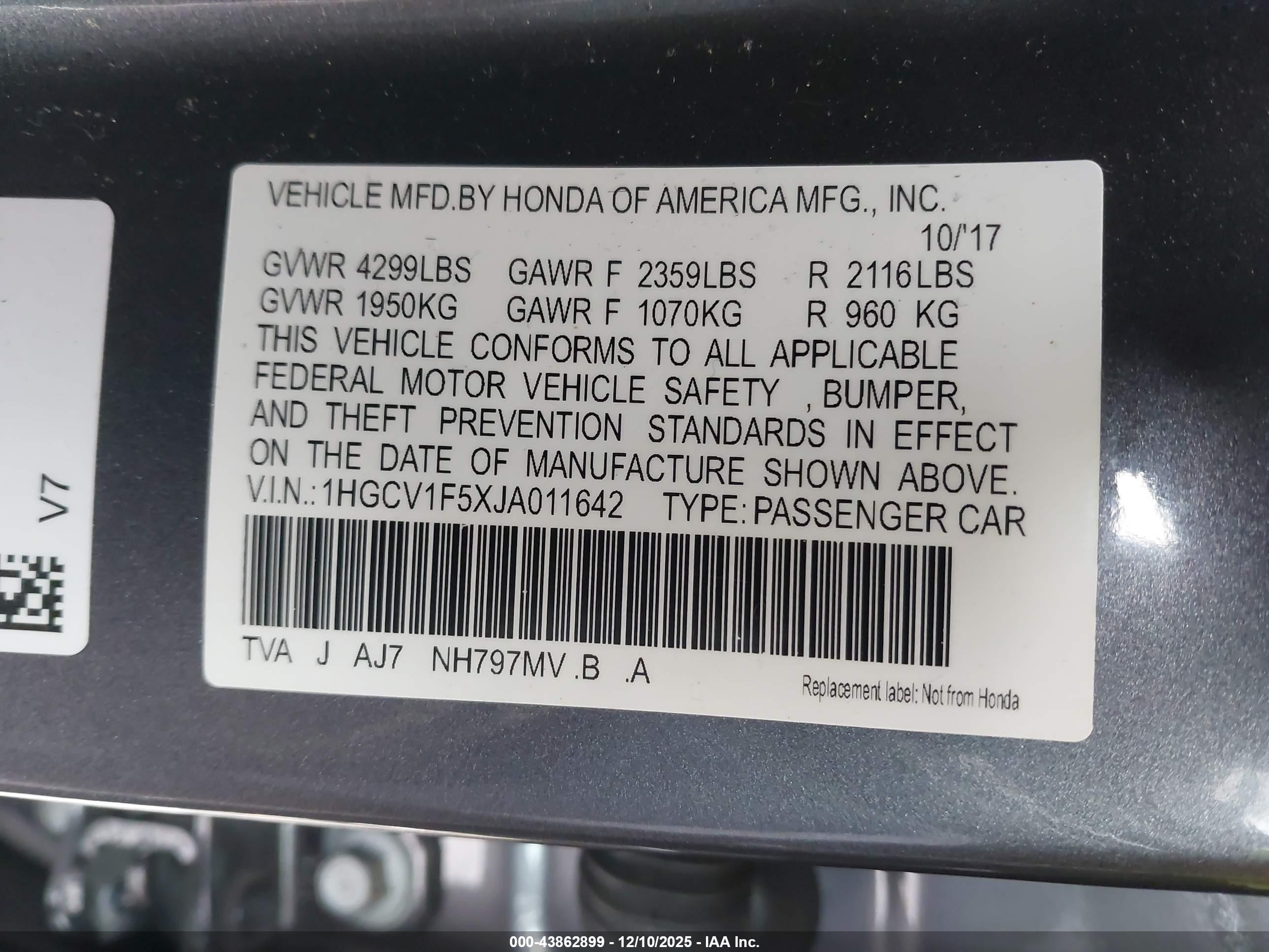 HONDA ACCORD image 9