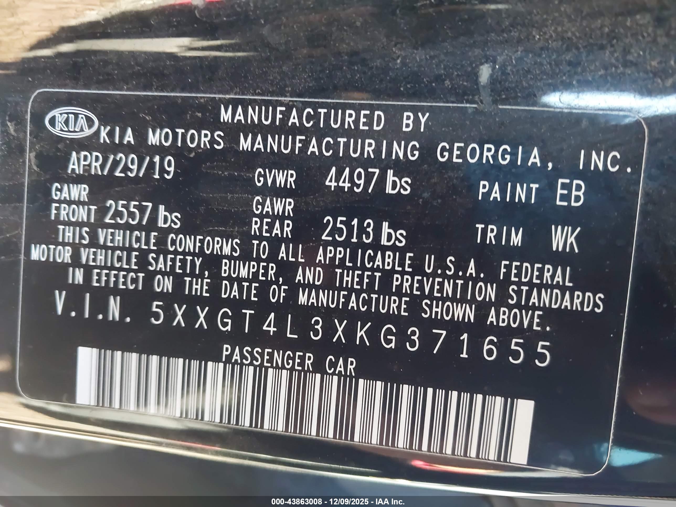 KIA OPTIMA image 9