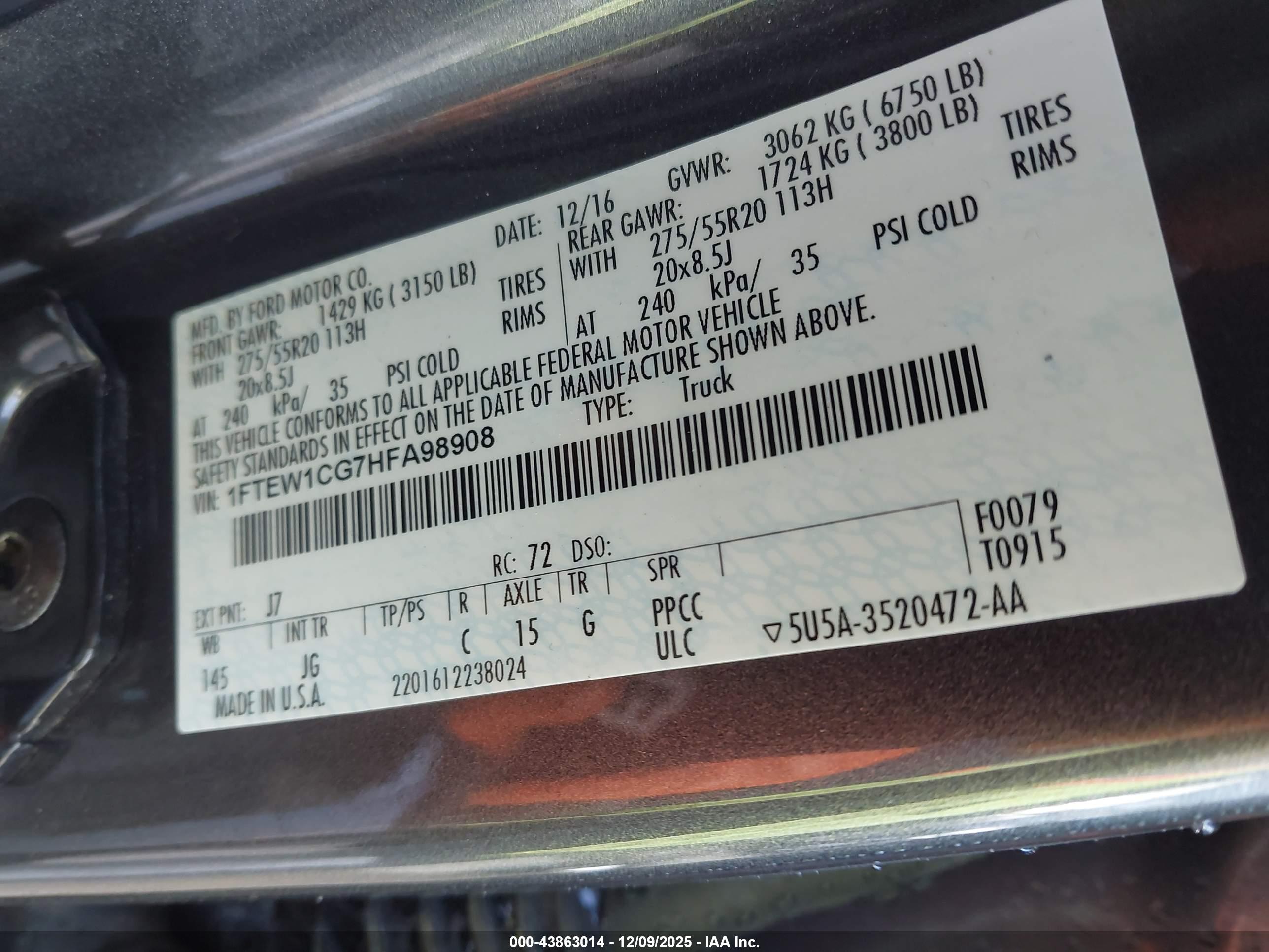 FORD F-150 image 9