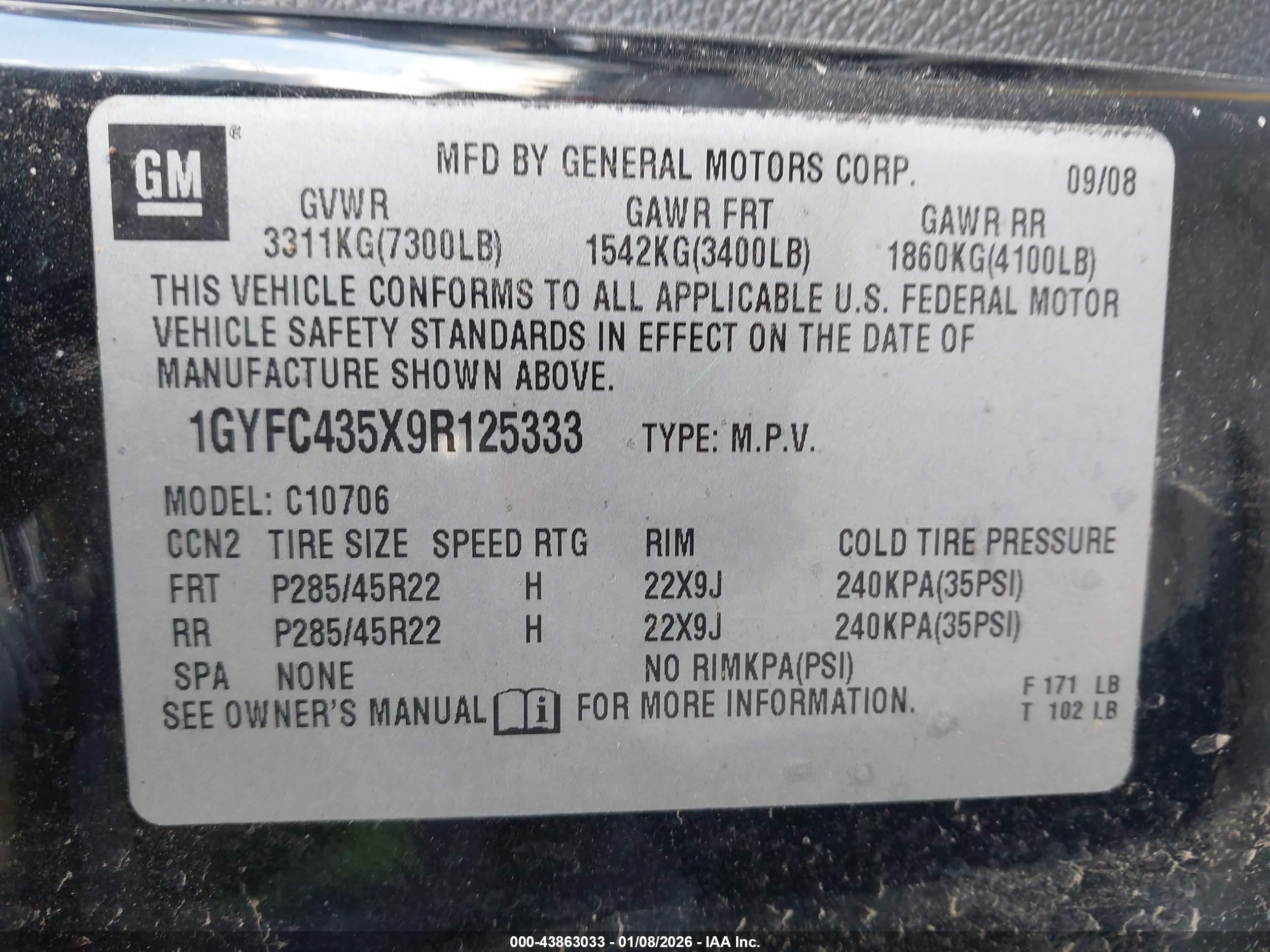 CADILLAC ESCALADE image 9
