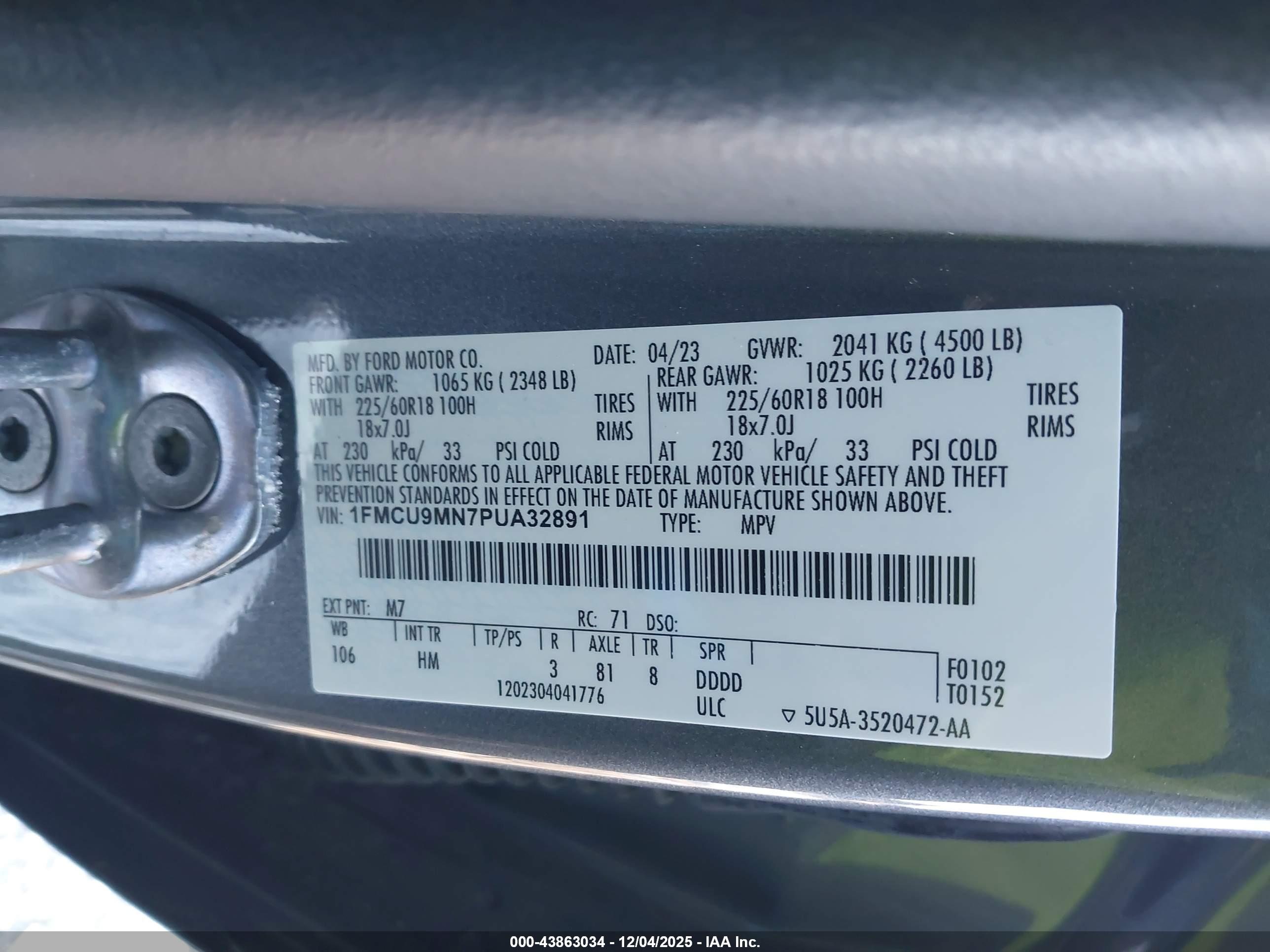 FORD ESCAPE image 9