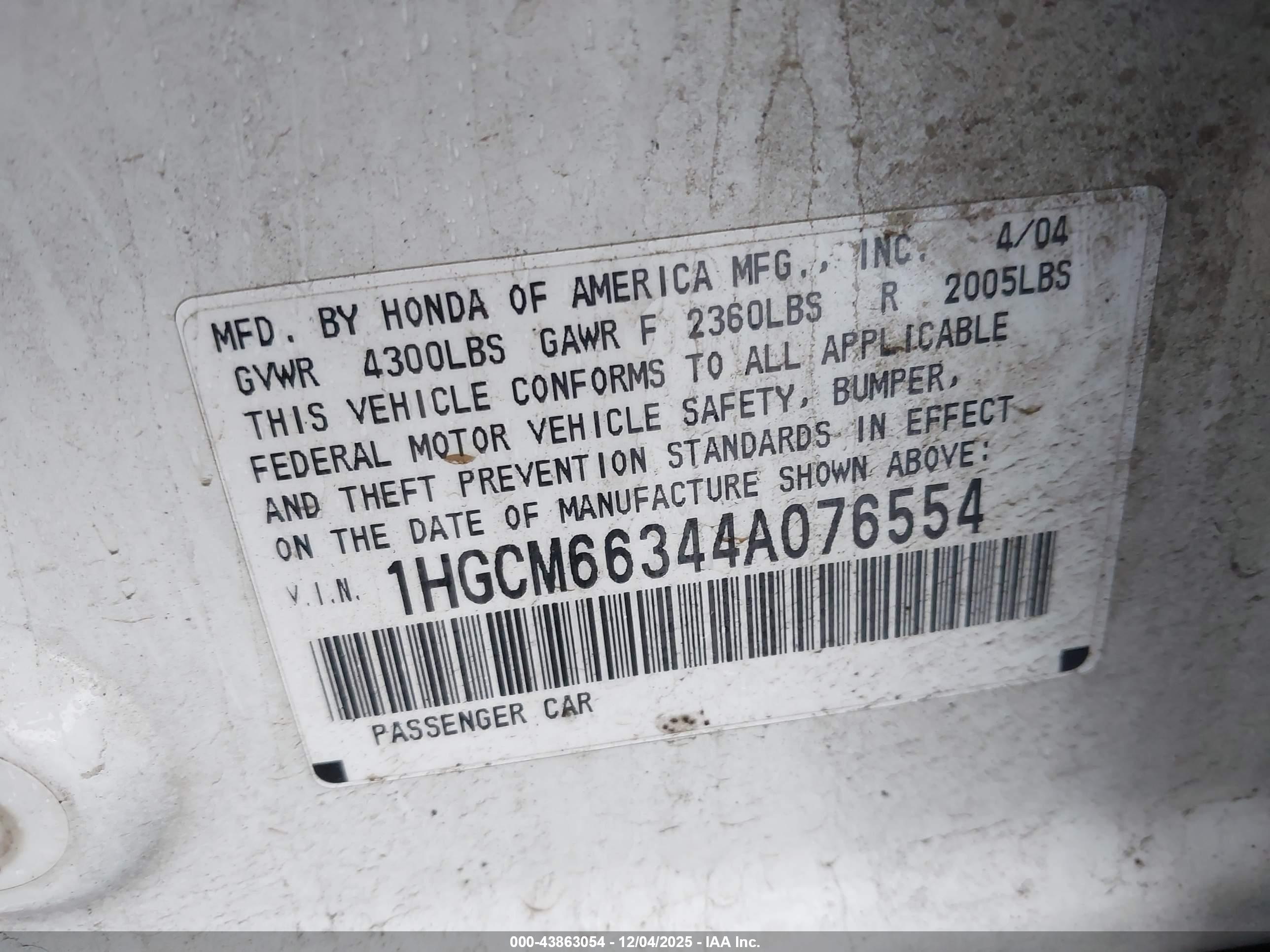 HONDA ACCORD image 9
