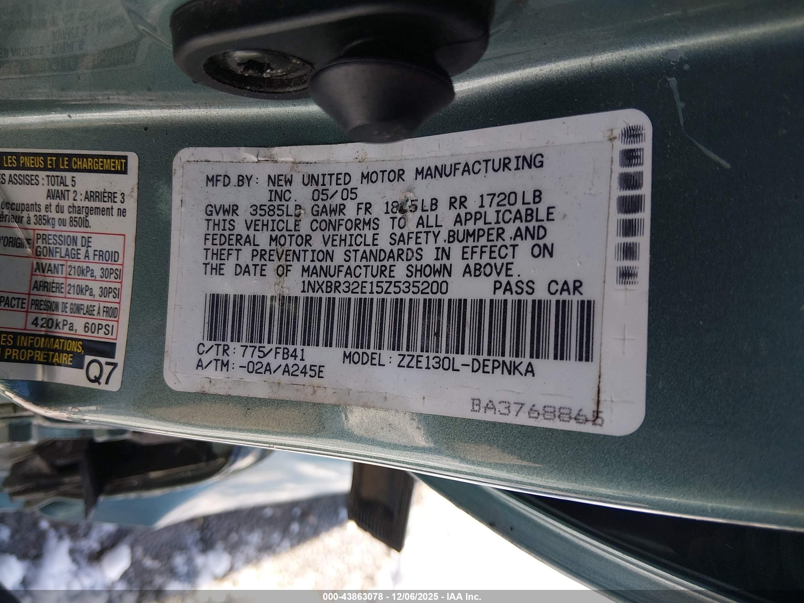 TOYOTA COROLLA image 9