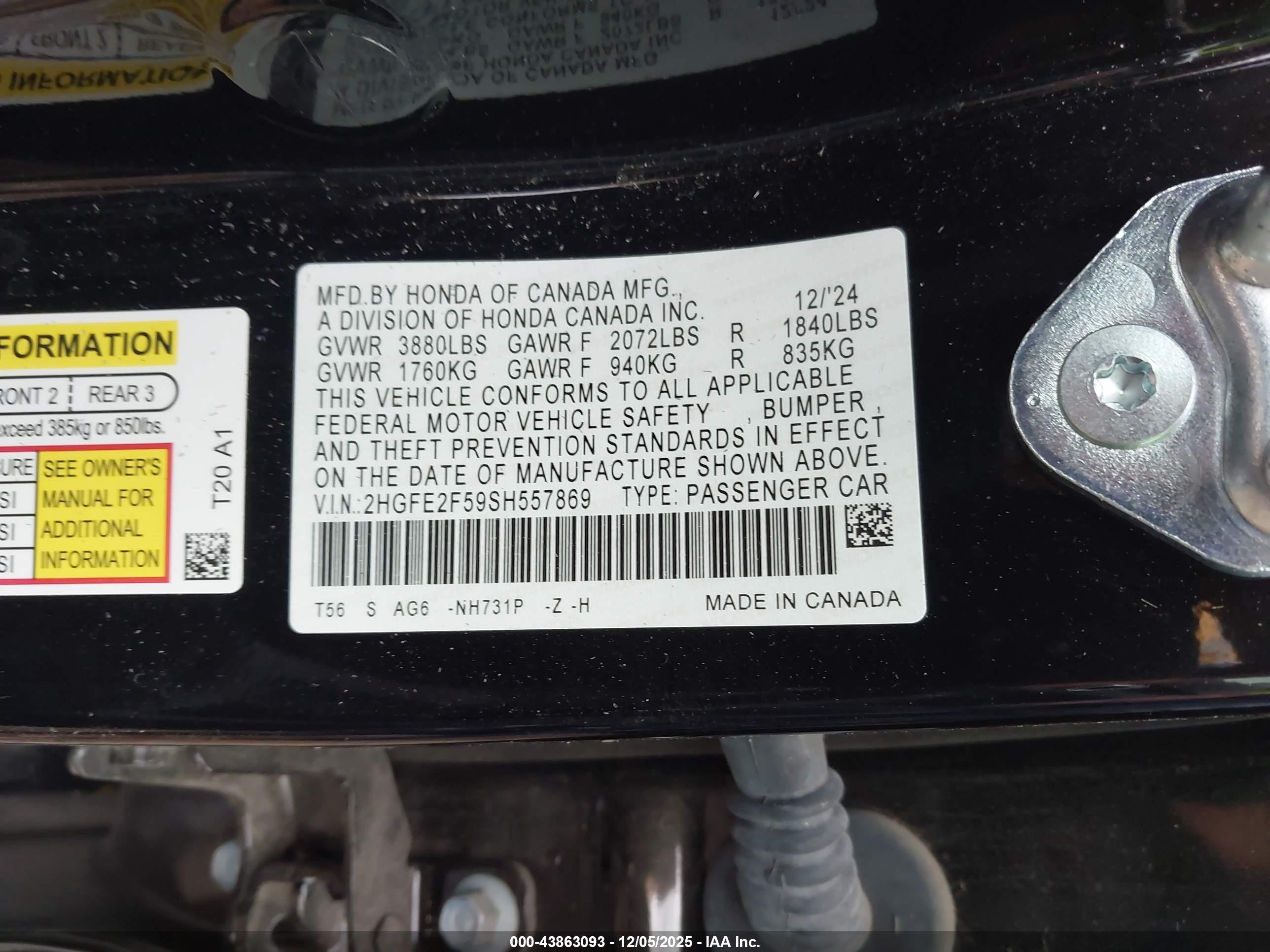 HONDA CIVIC image 9