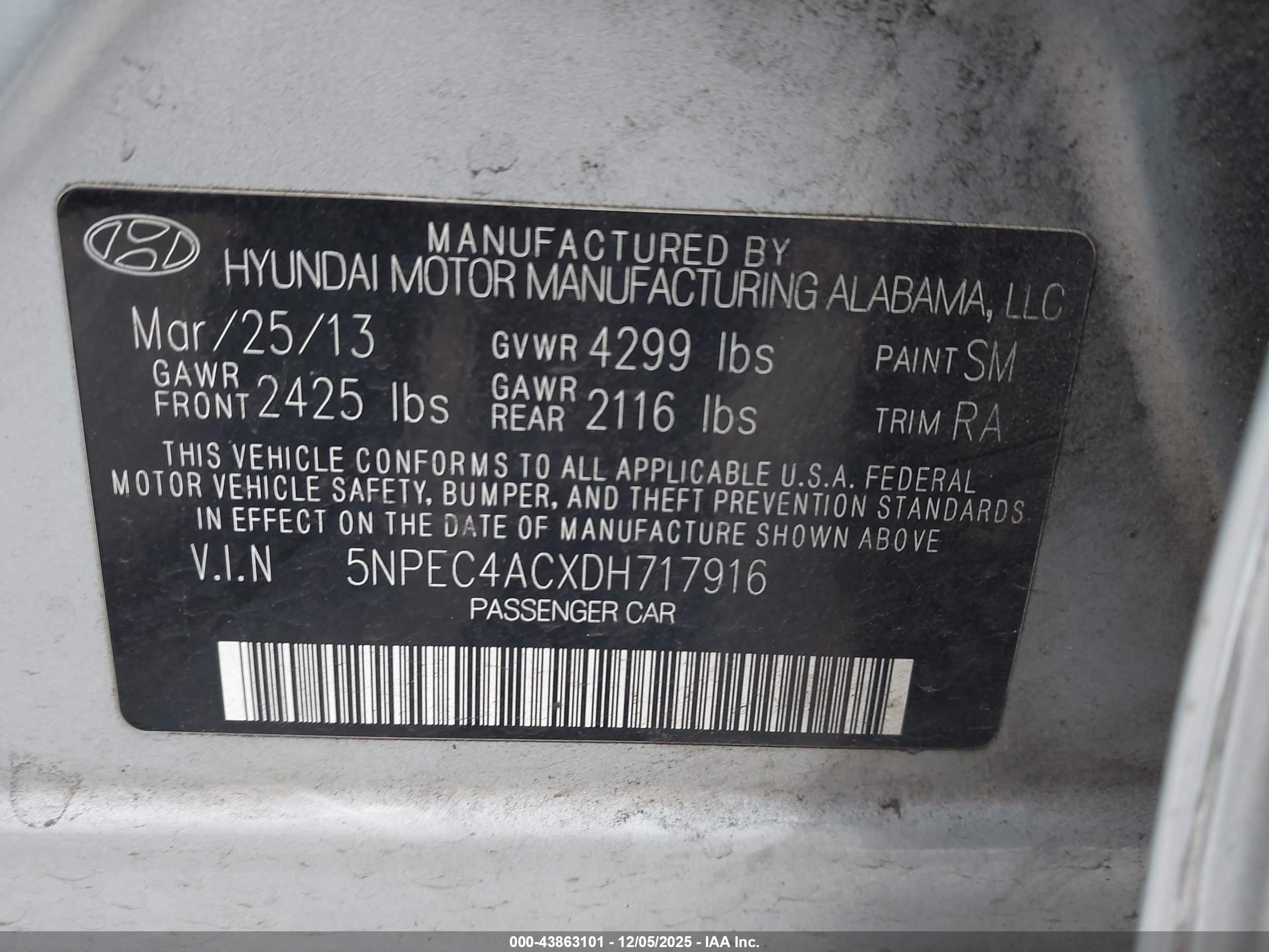 HYUNDAI SONATA image 9