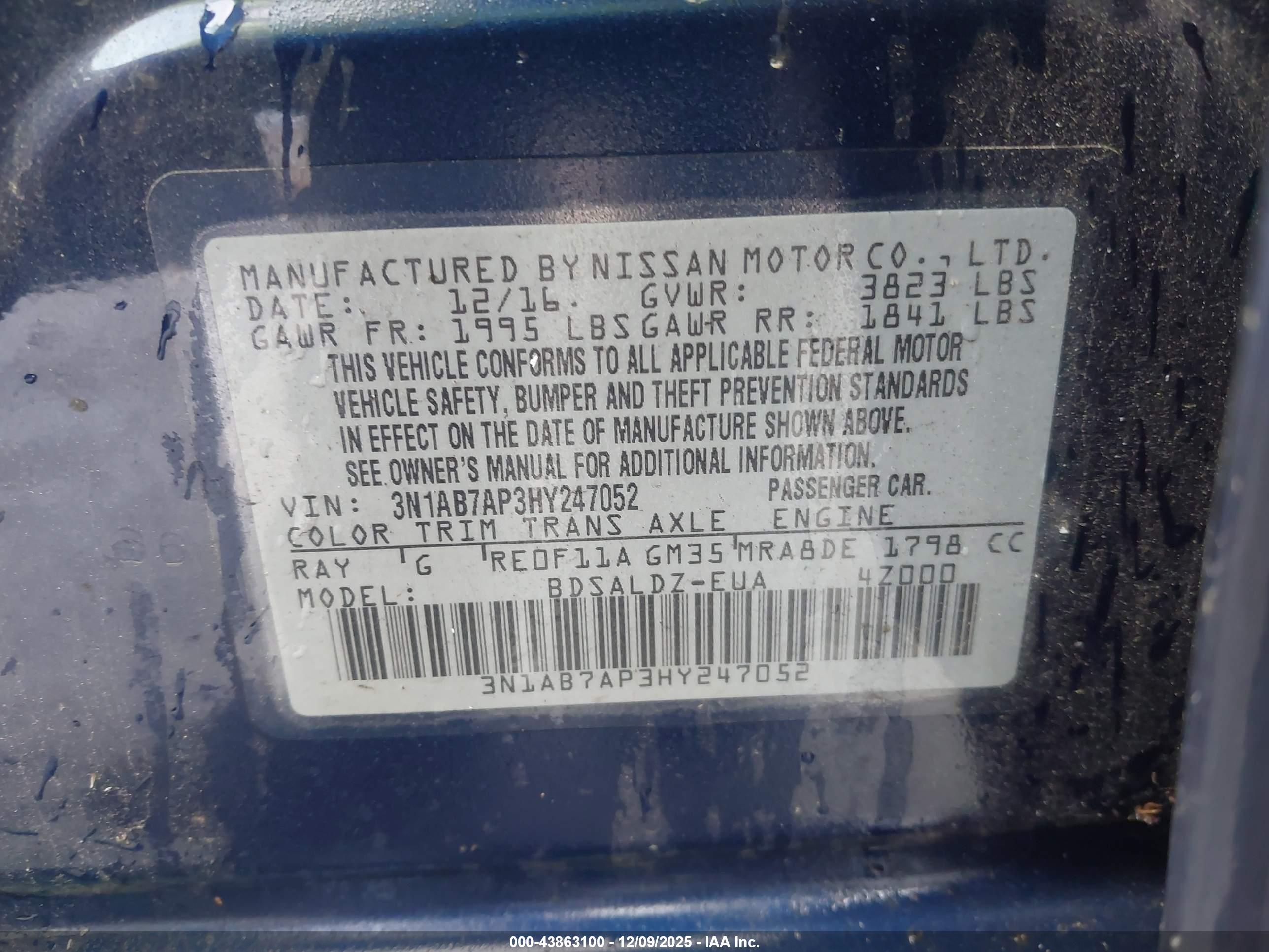 NISSAN SENTRA image 9