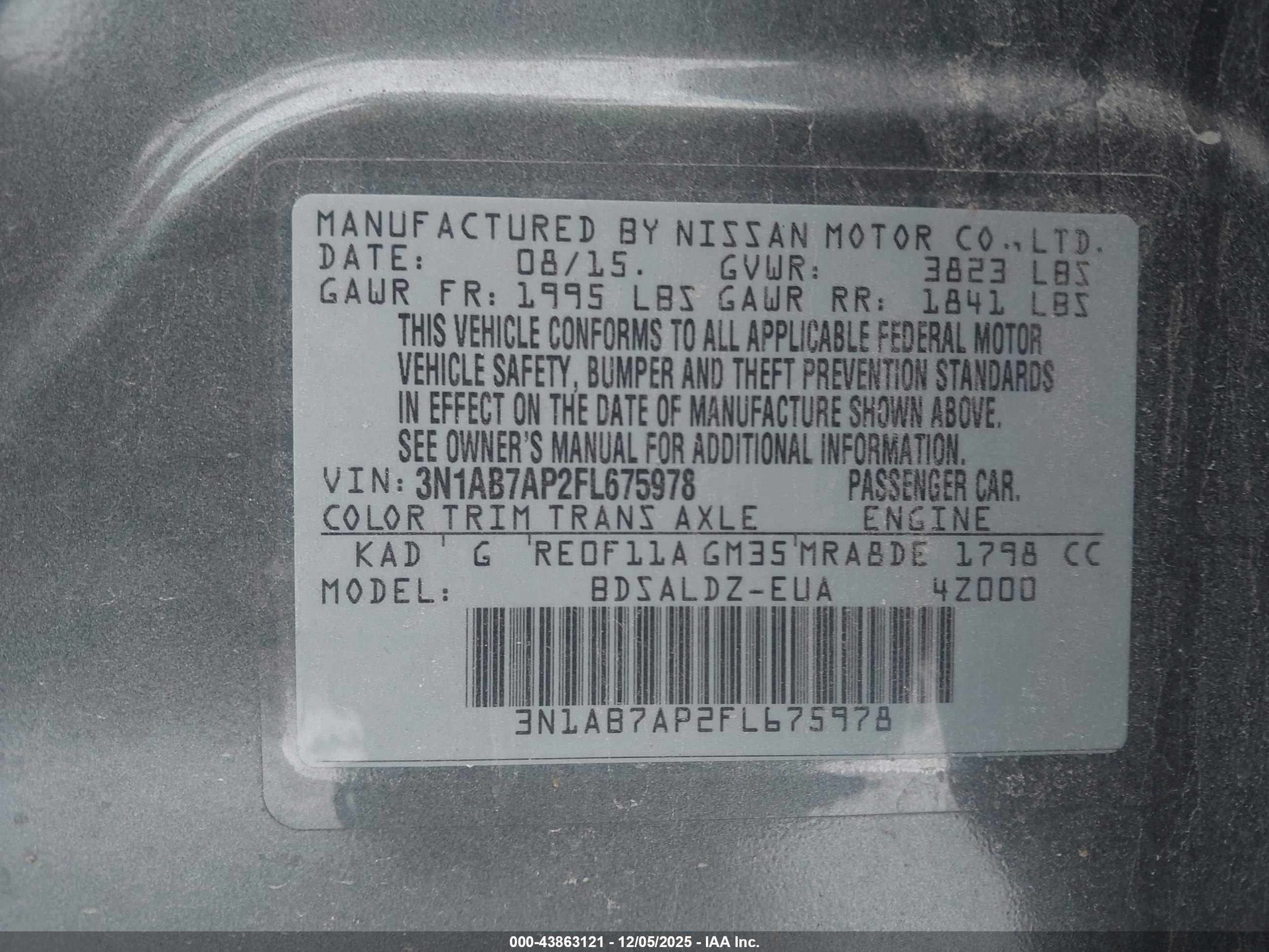 NISSAN SENTRA image 9