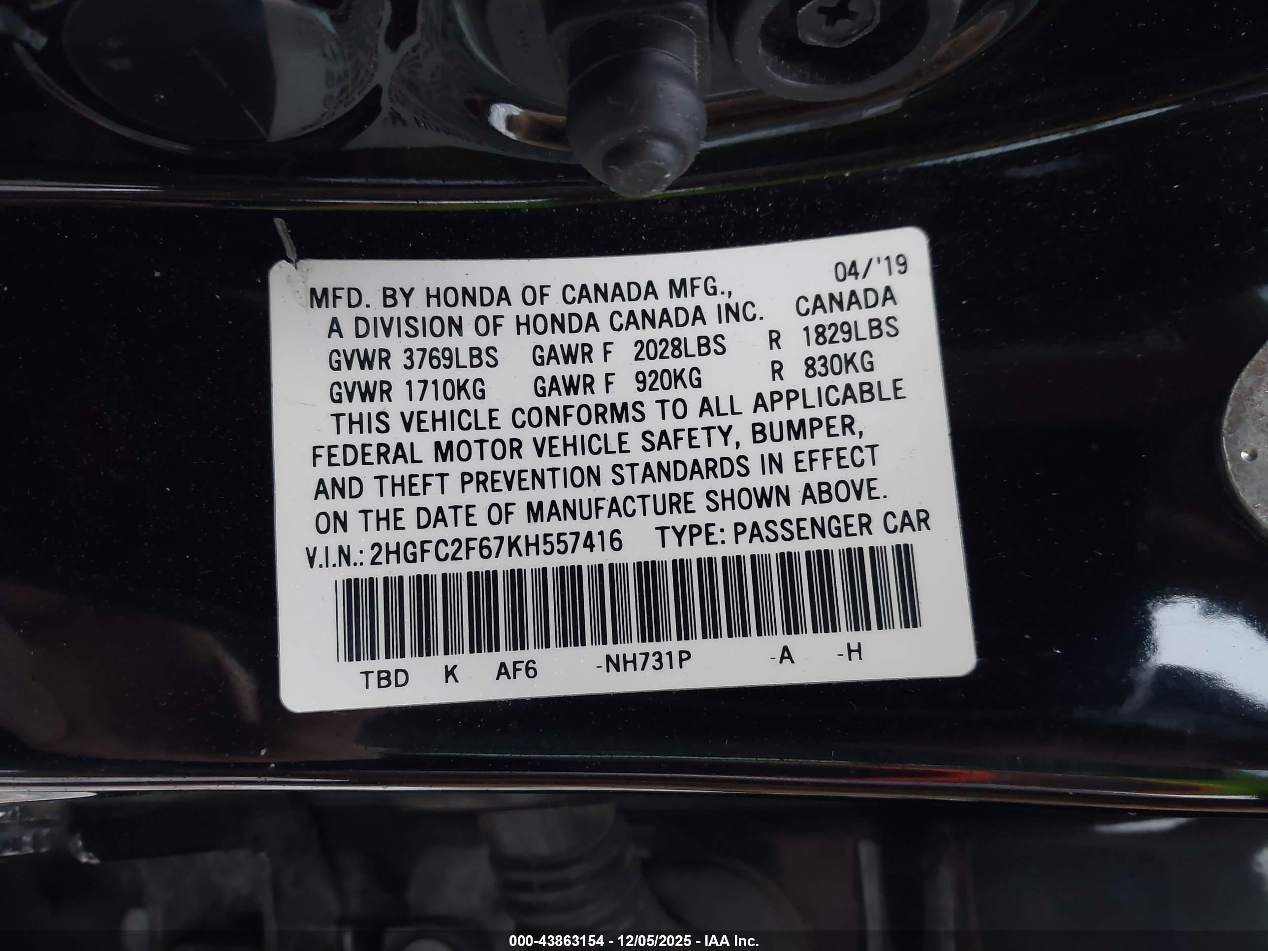 HONDA CIVIC image 9