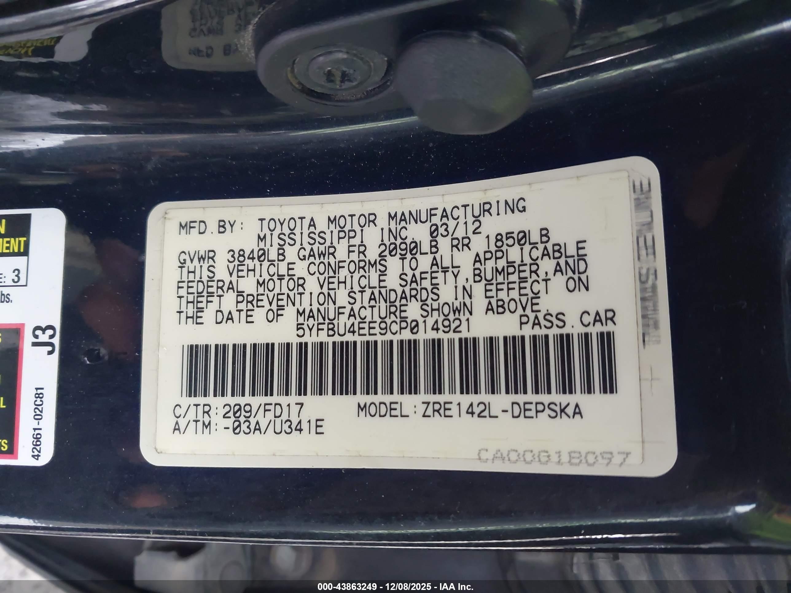 TOYOTA COROLLA image 9