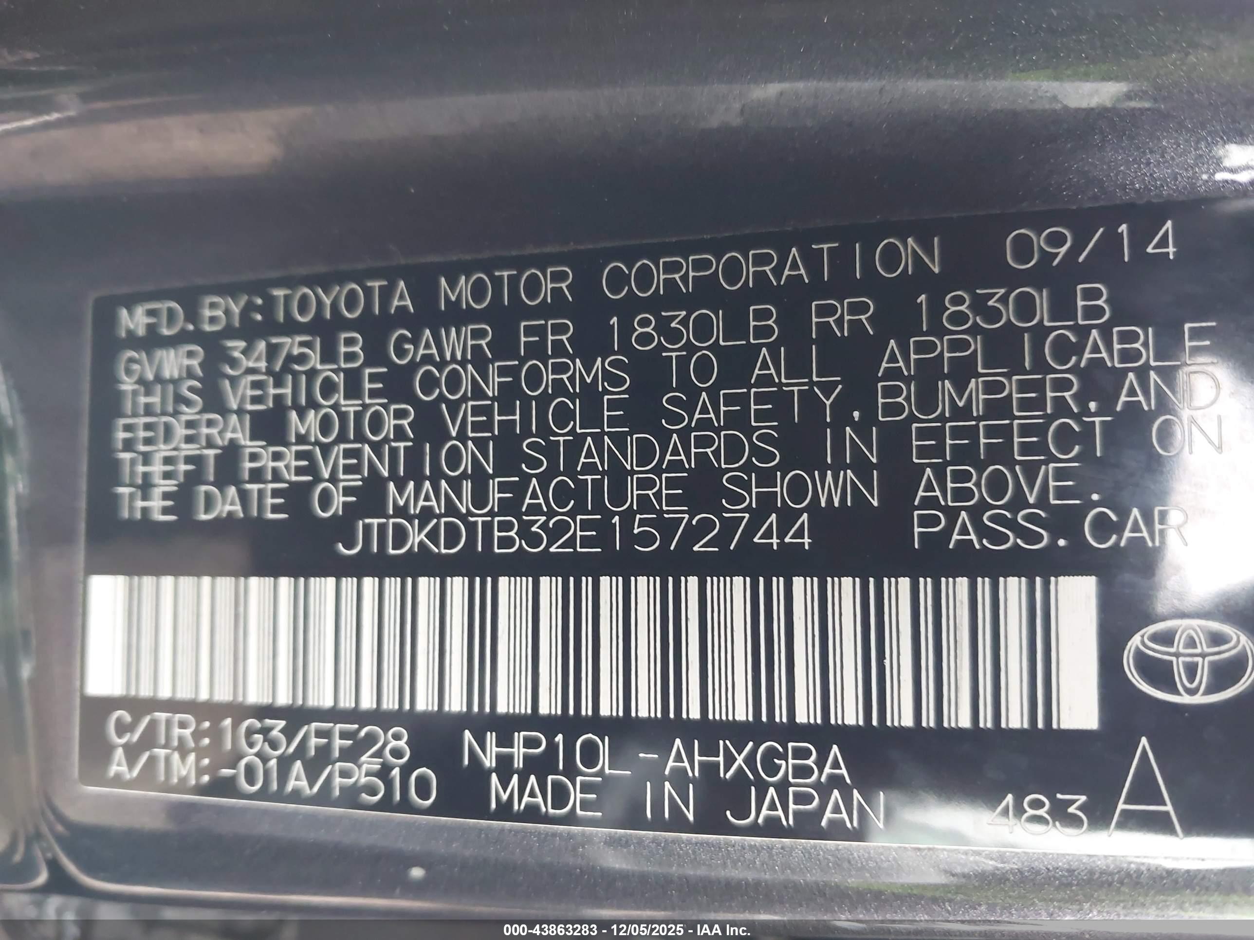 TOYOTA PRIUS image 9
