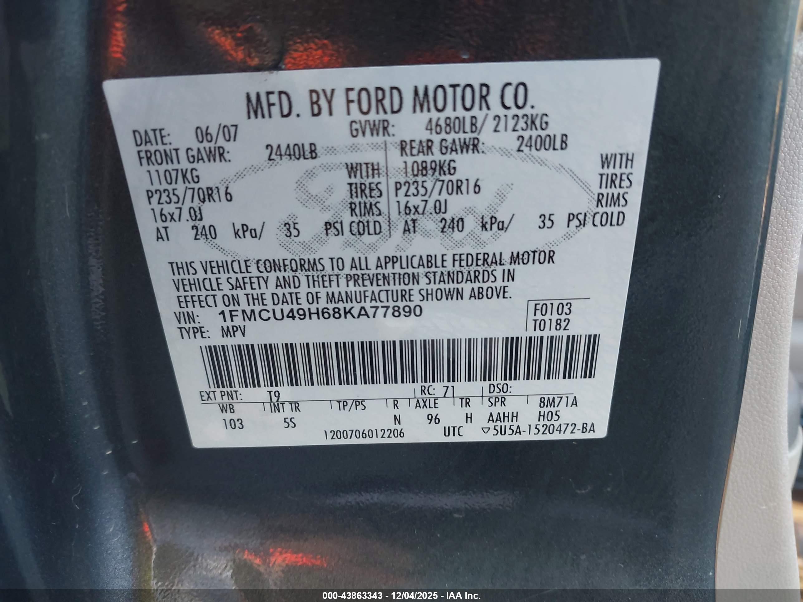 FORD ESCAPE image 9