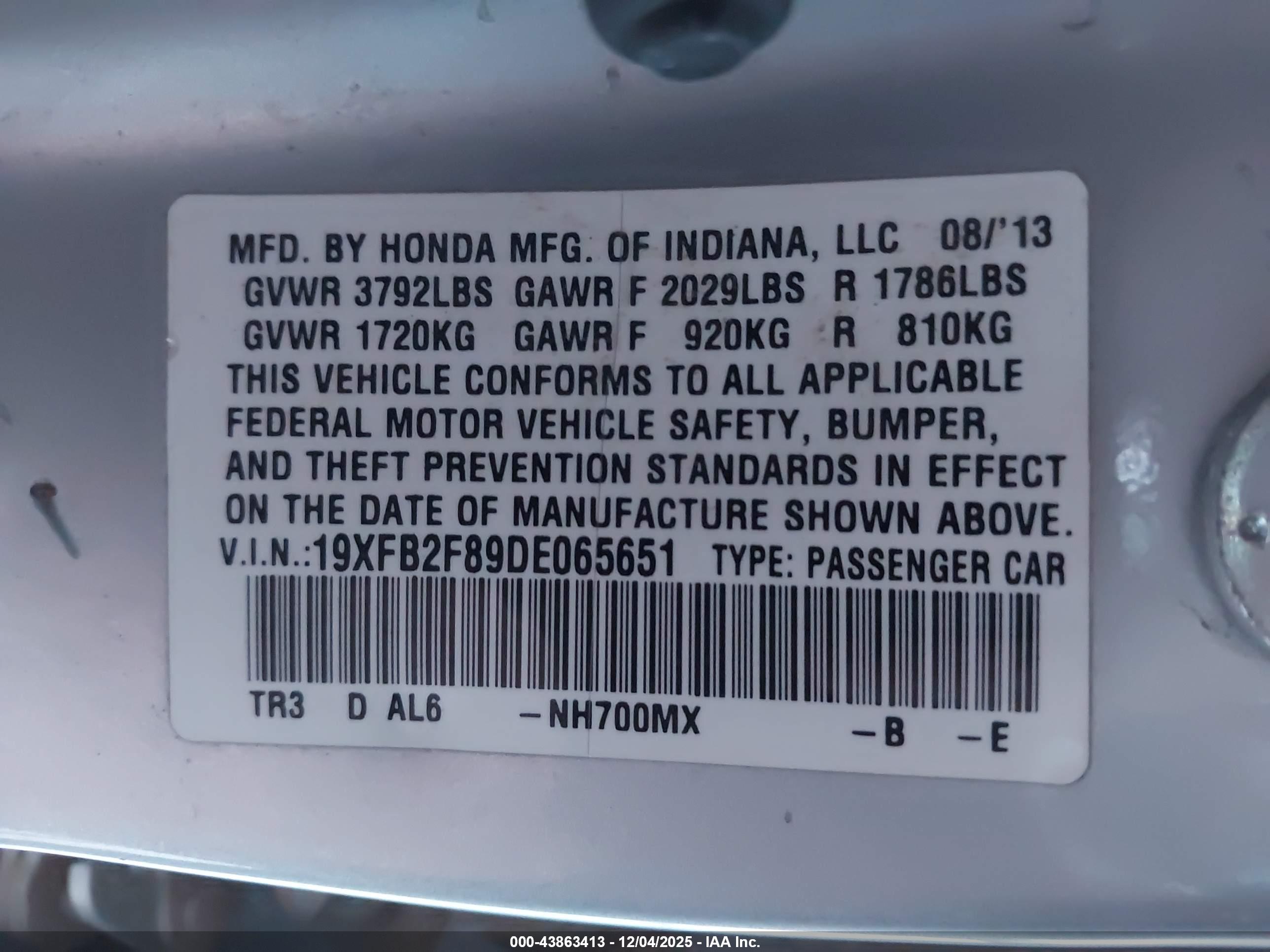 HONDA CIVIC image 9