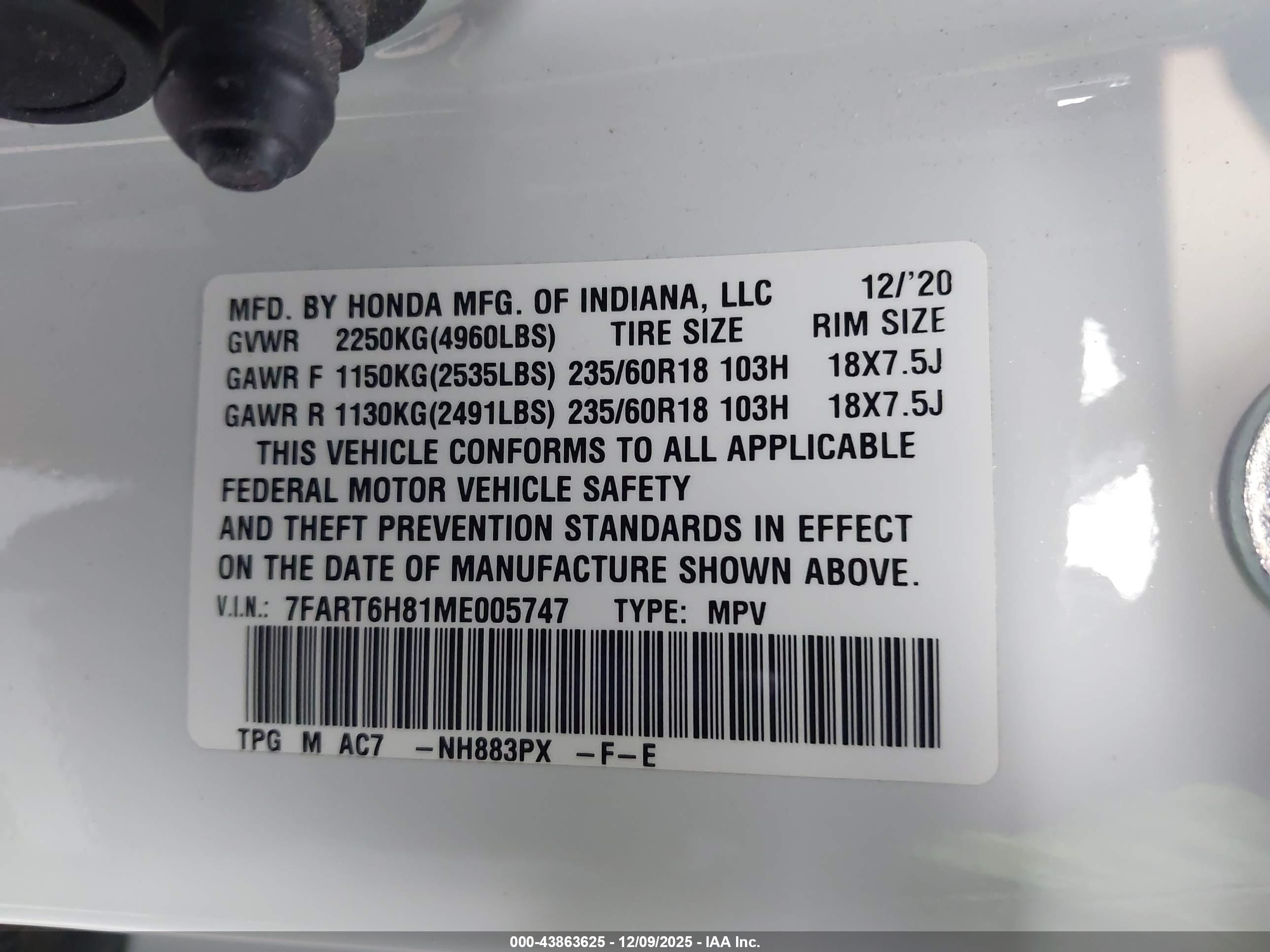 HONDA CR-V image 9