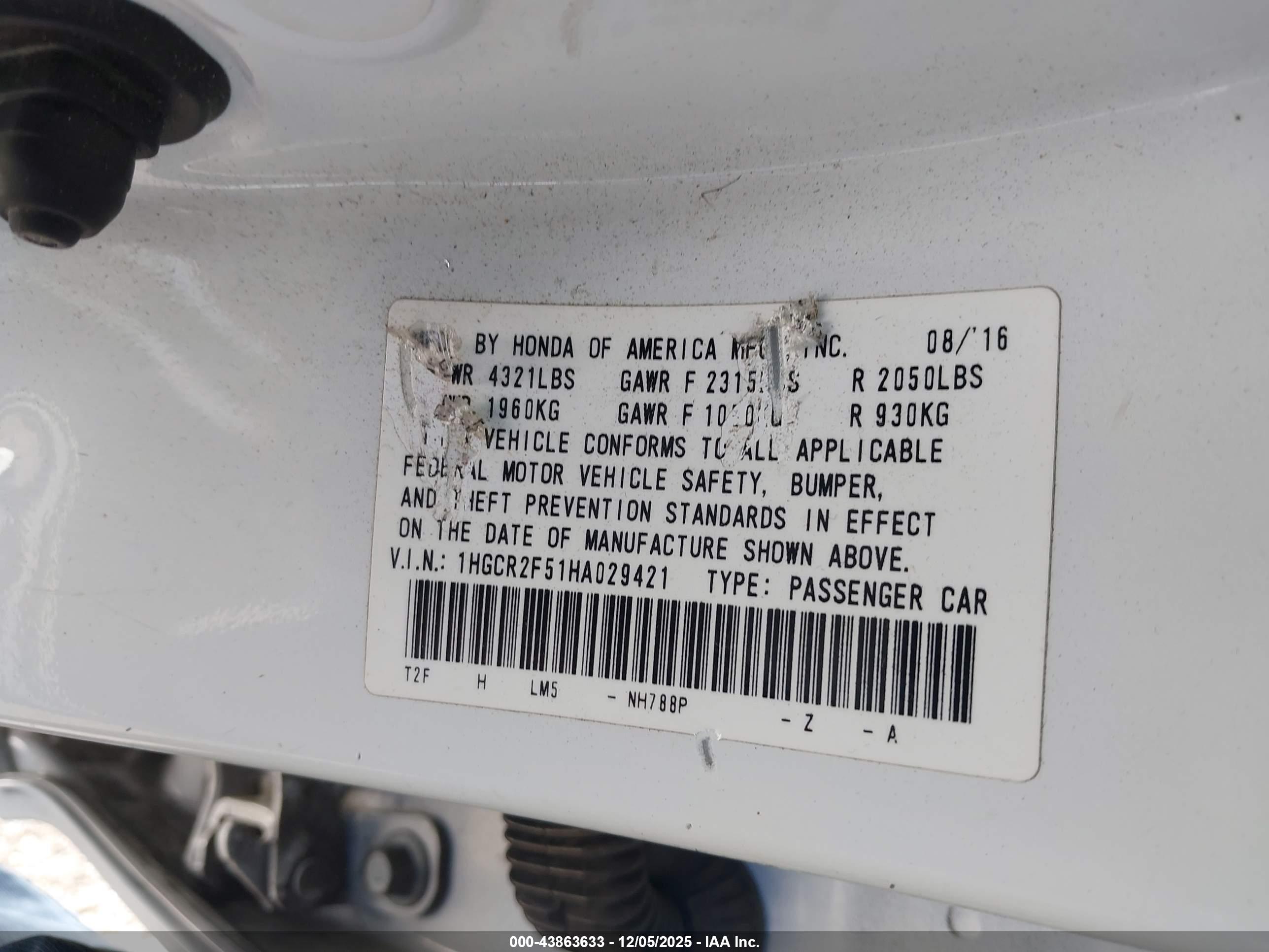 HONDA ACCORD image 9
