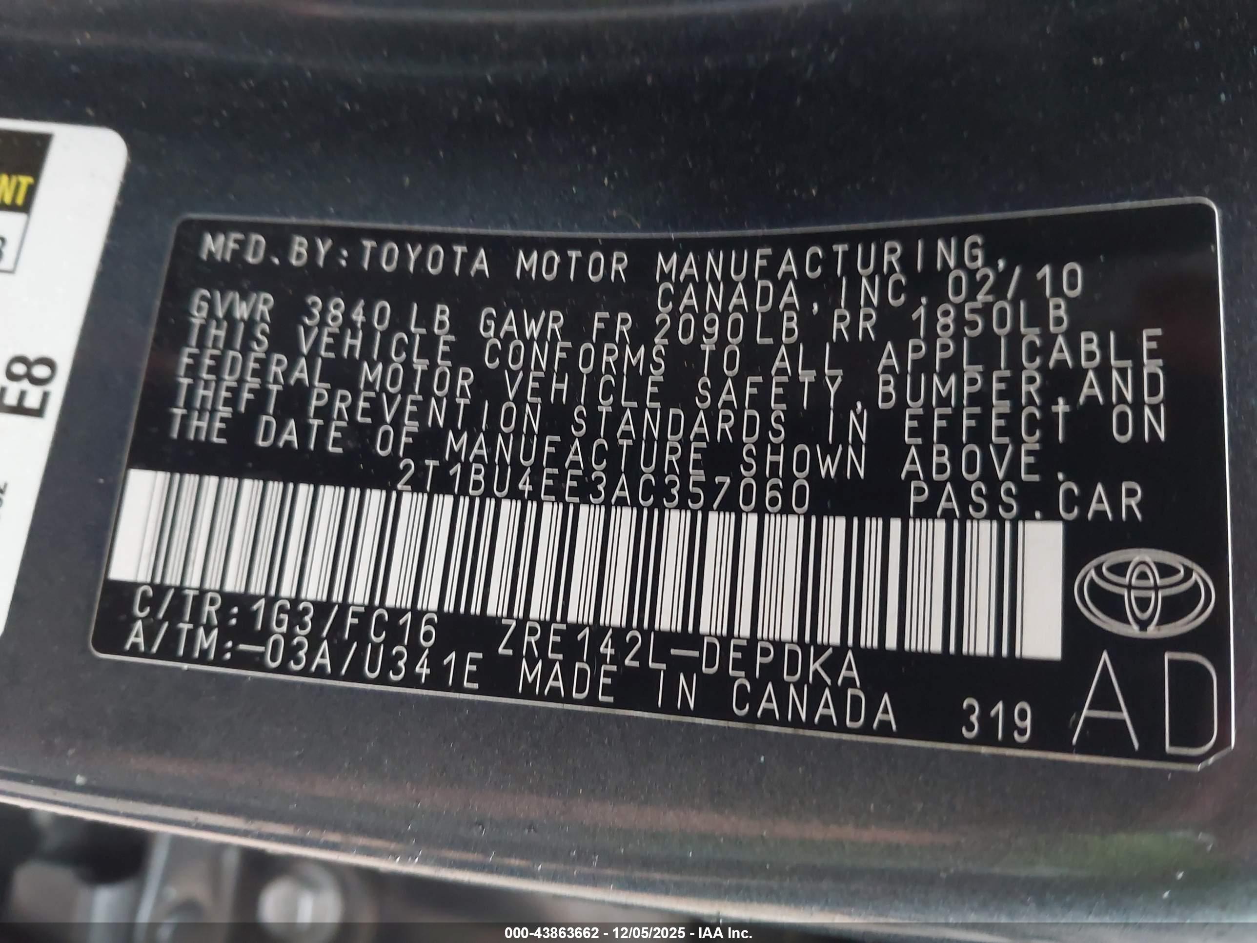 TOYOTA COROLLA image 9