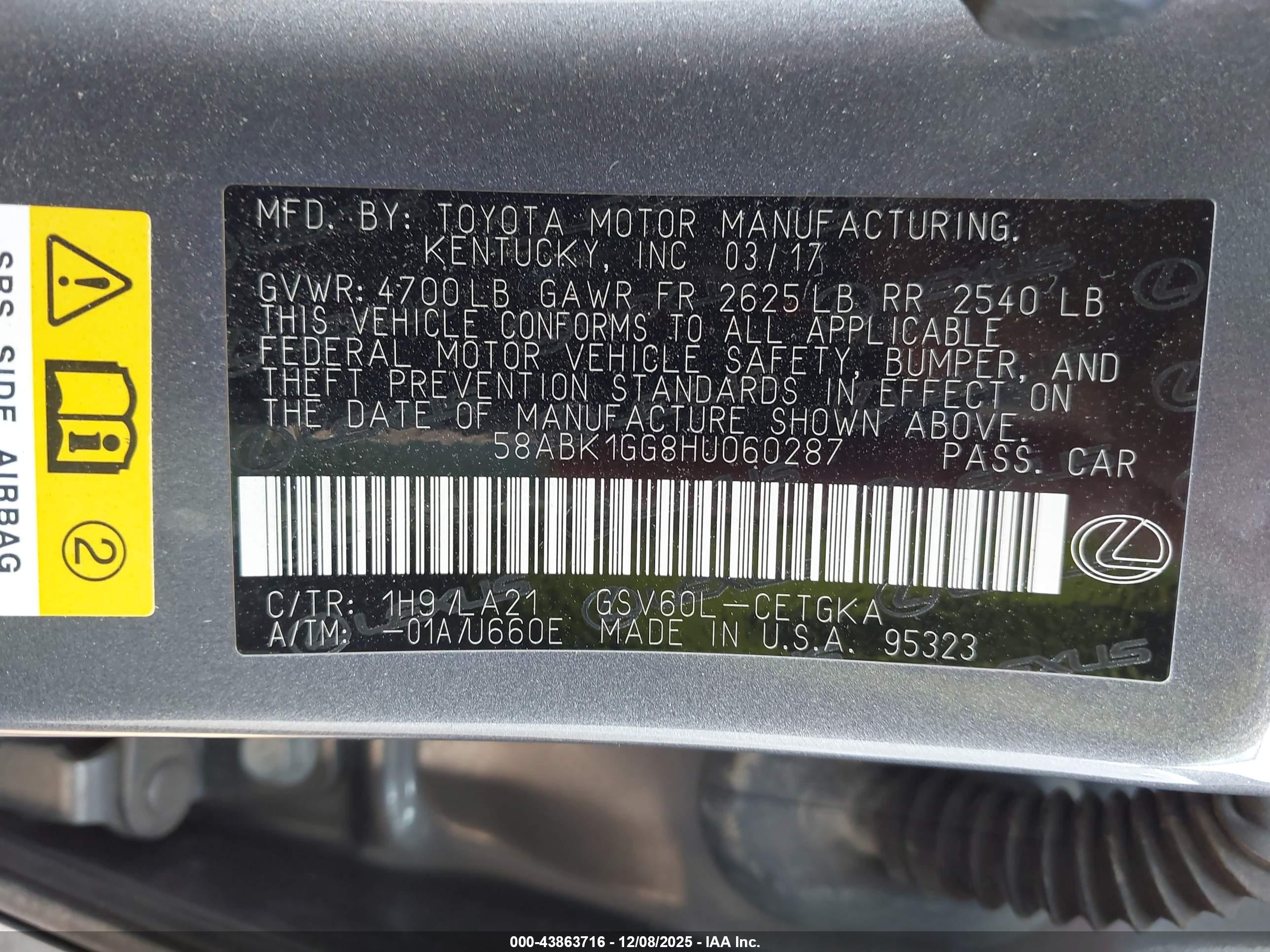 LEXUS ES image 9