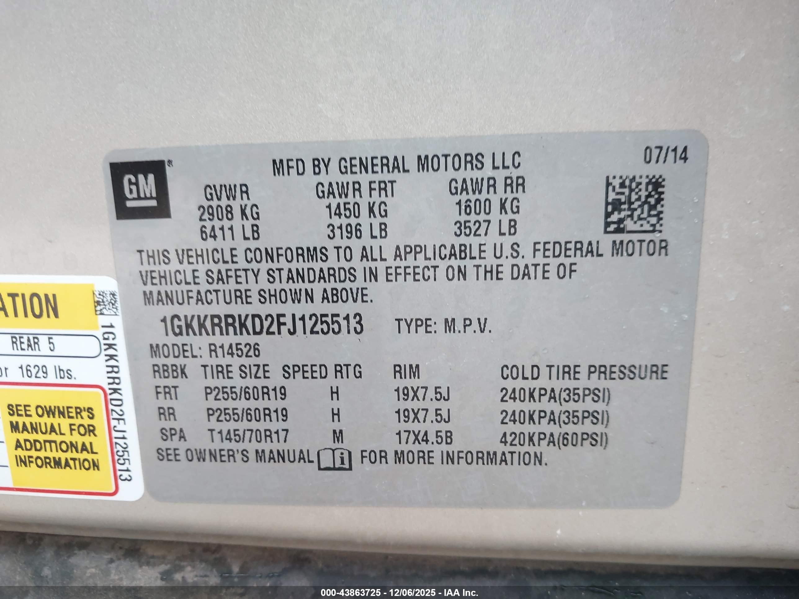GMC ACADIA image 9