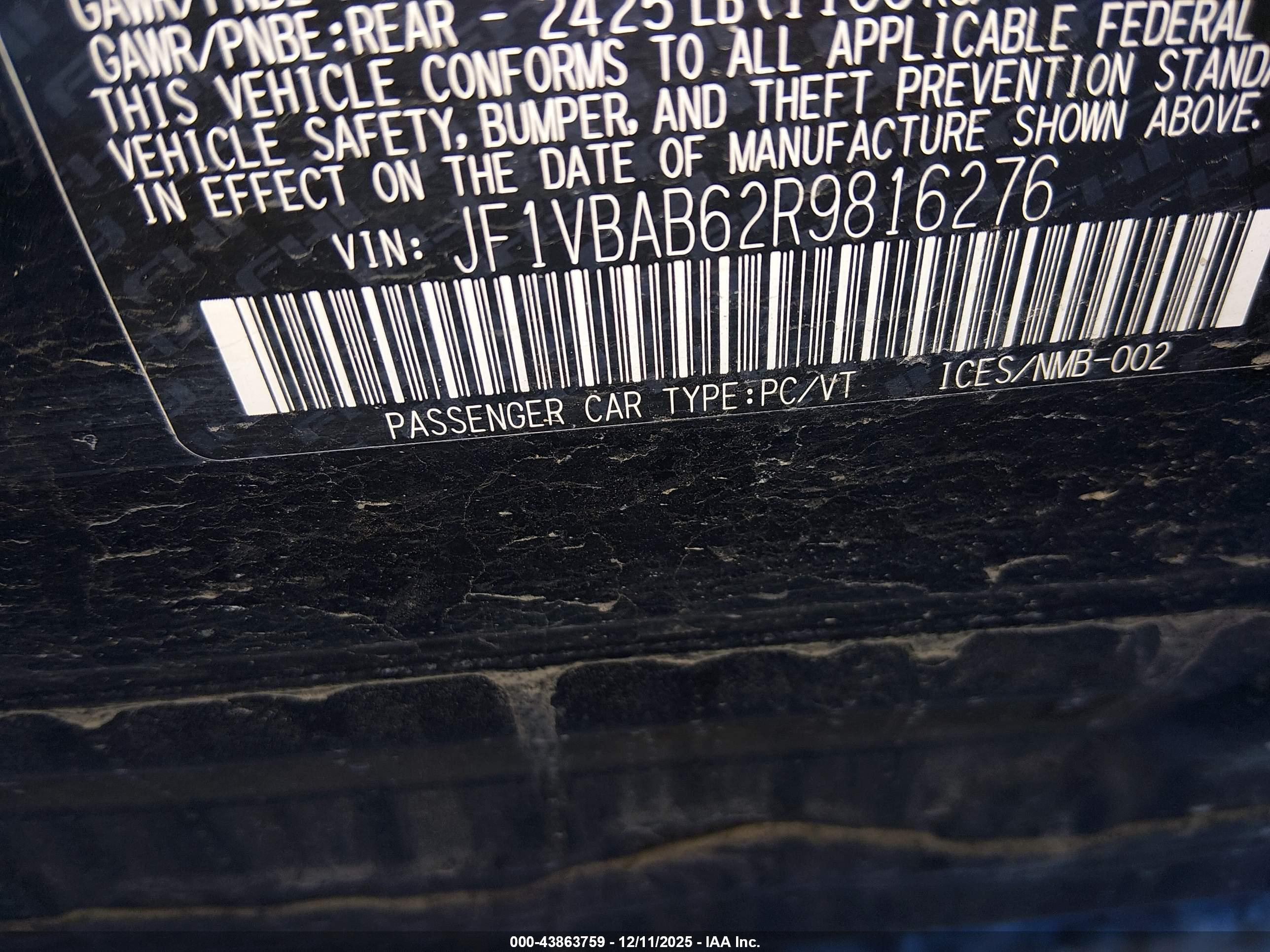 SUBARU WRX image 9