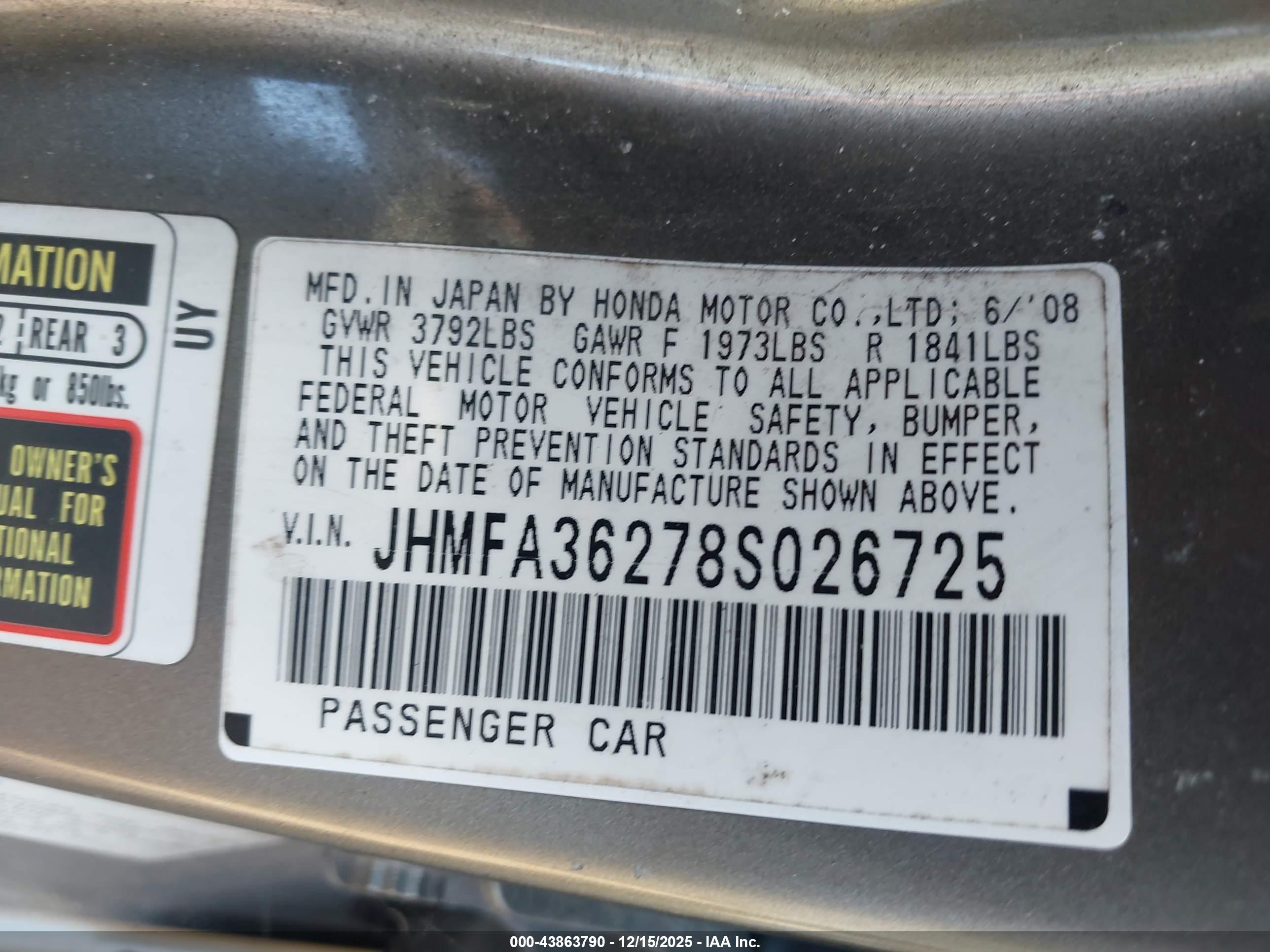 HONDA CIVIC image 9