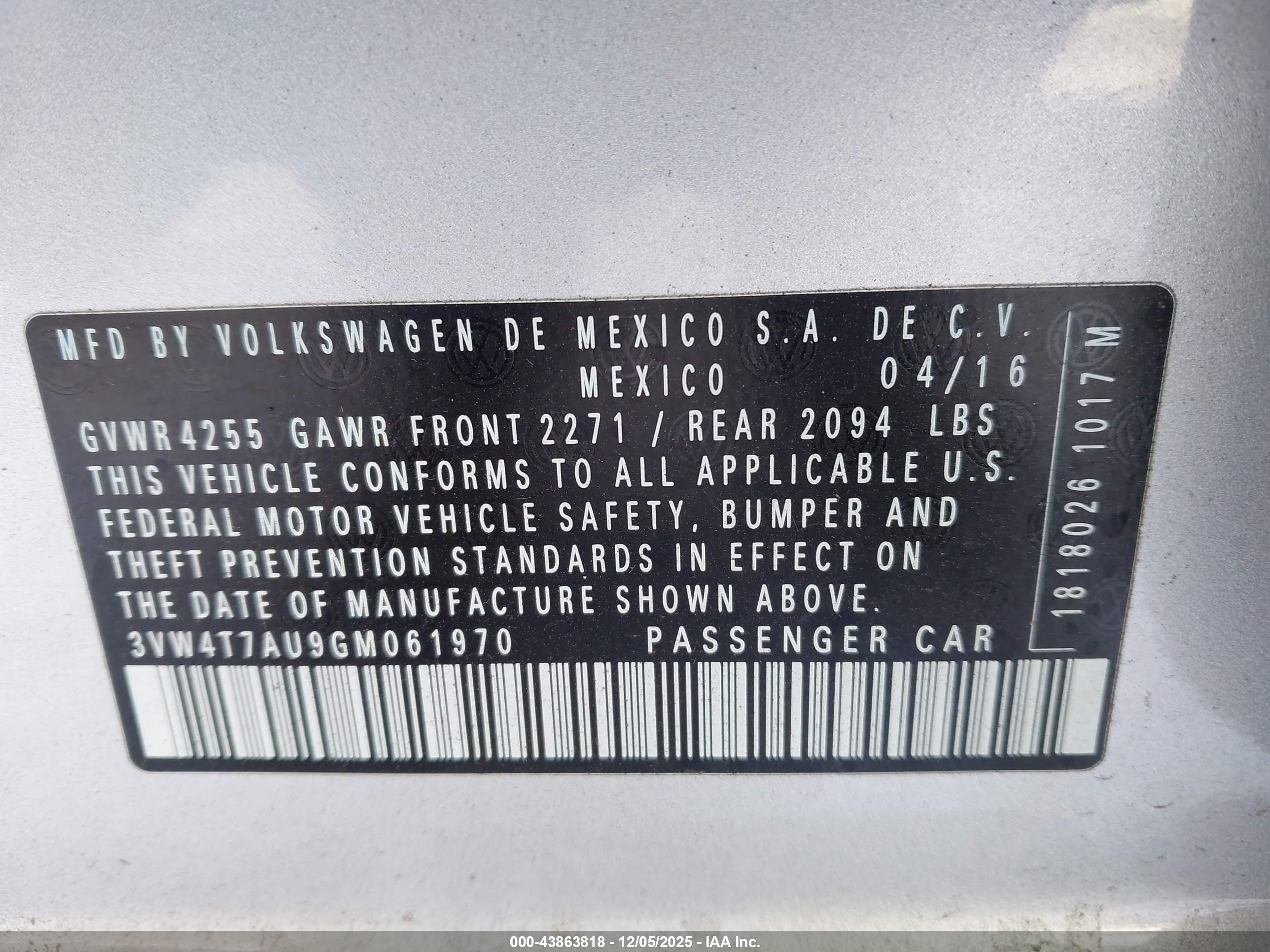 VOLKSWAGEN GOLF image 9