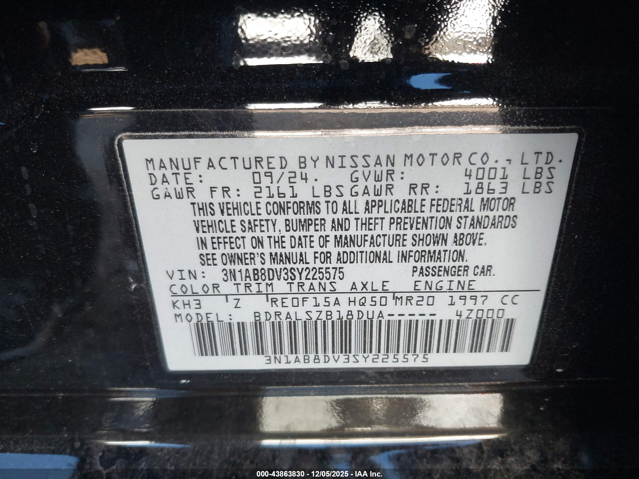 NISSAN SENTRA image 9