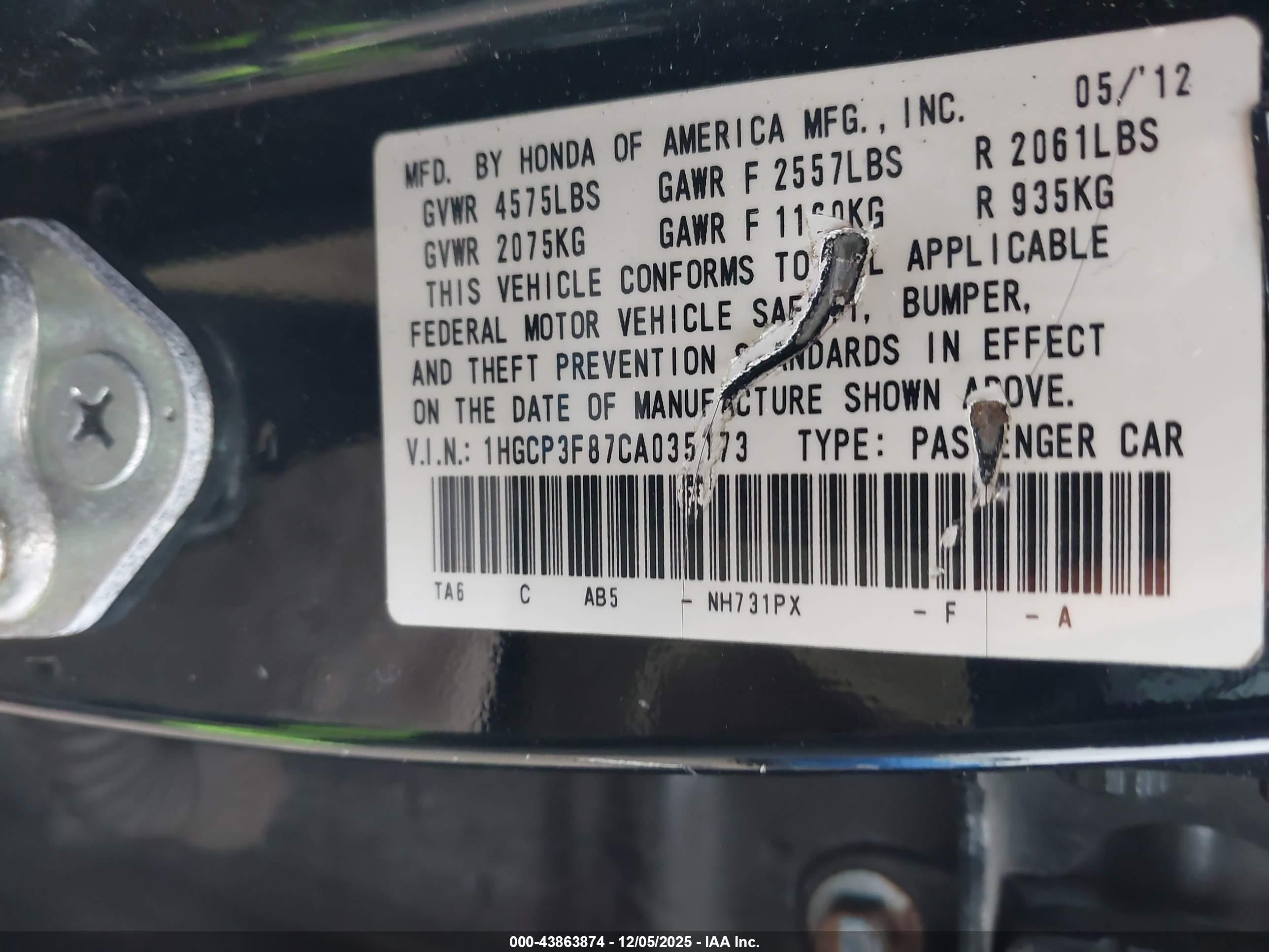 HONDA ACCORD image 9