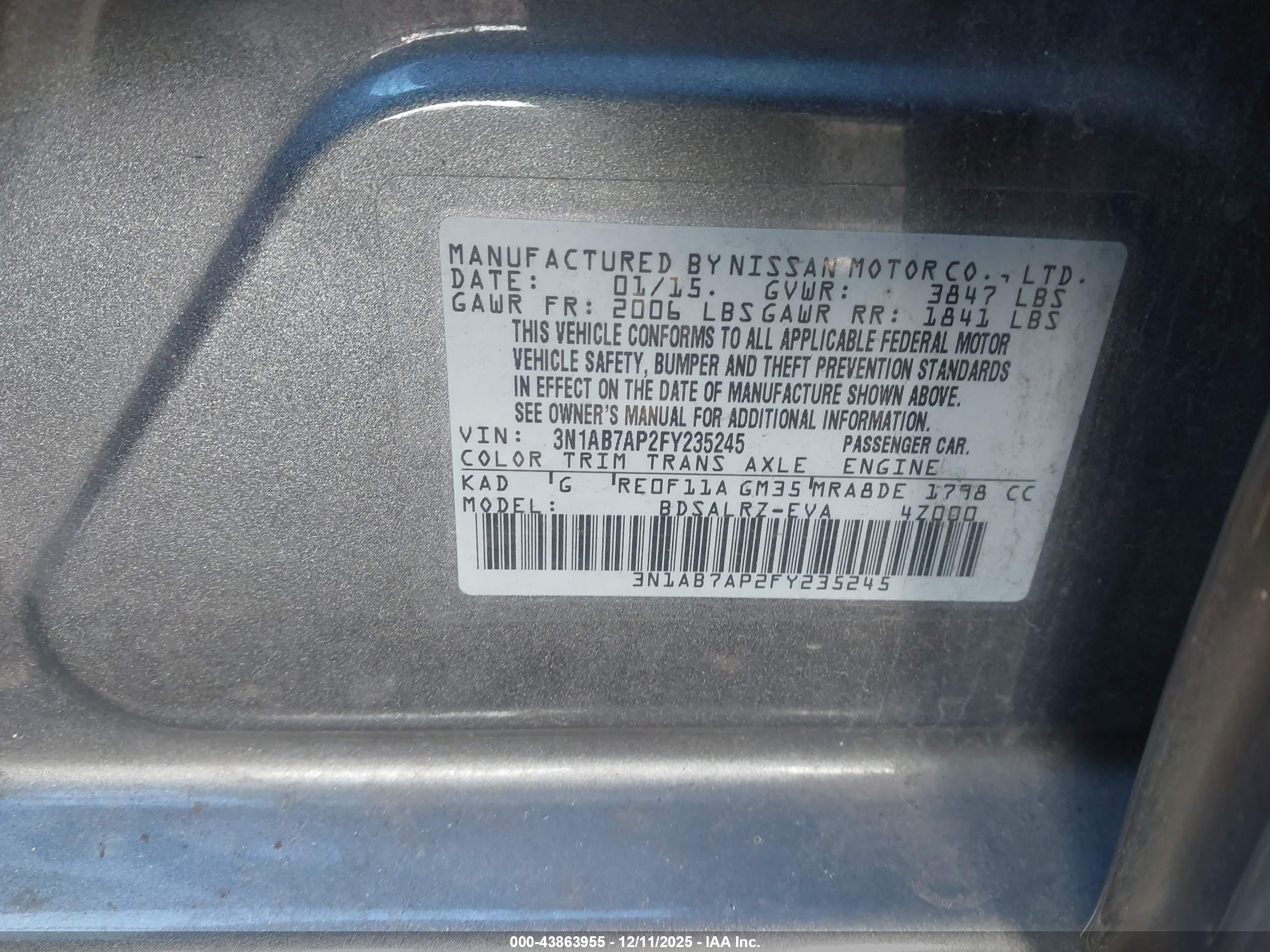 NISSAN SENTRA image 9