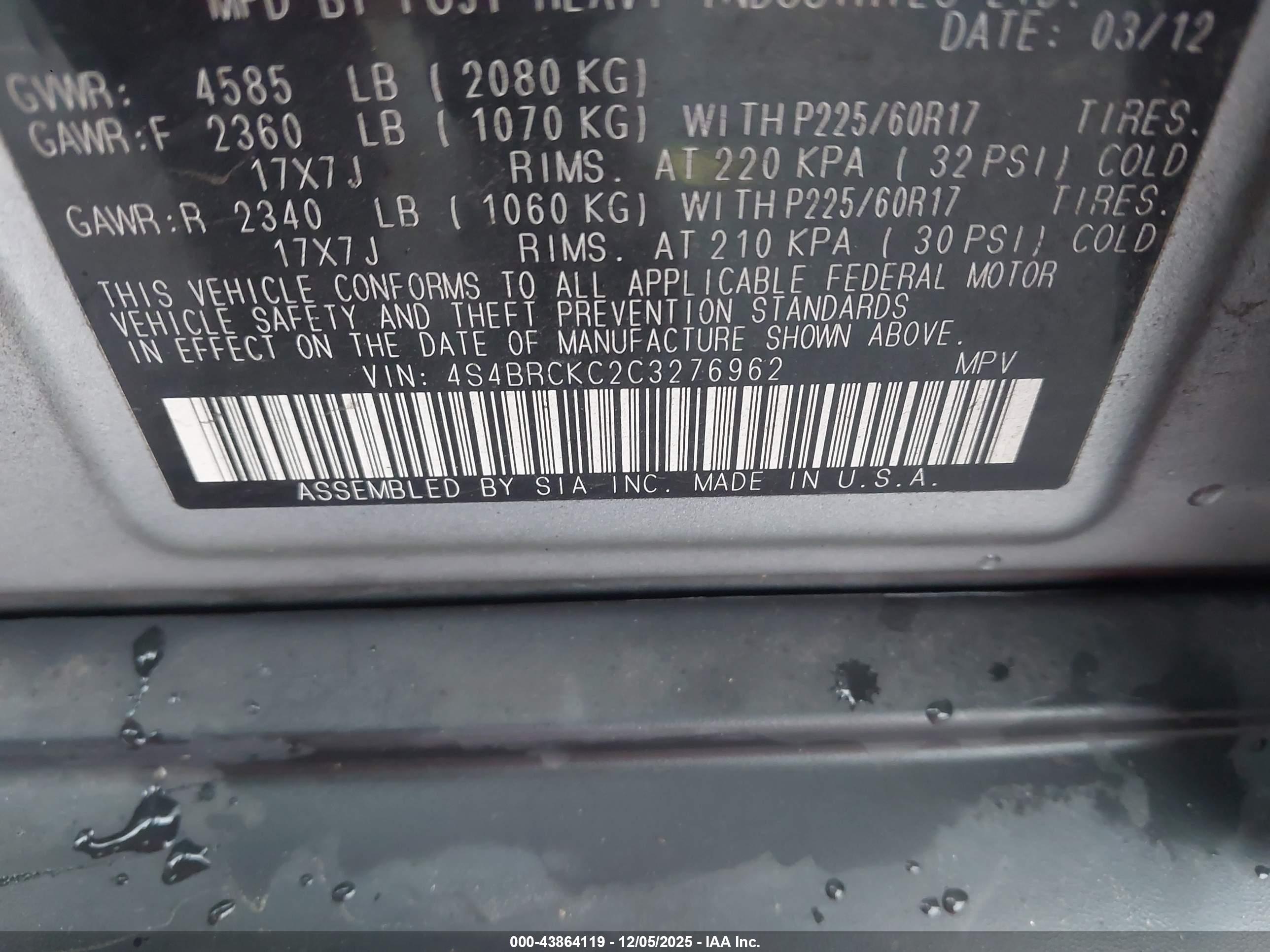 SUBARU OUTBACK image 9