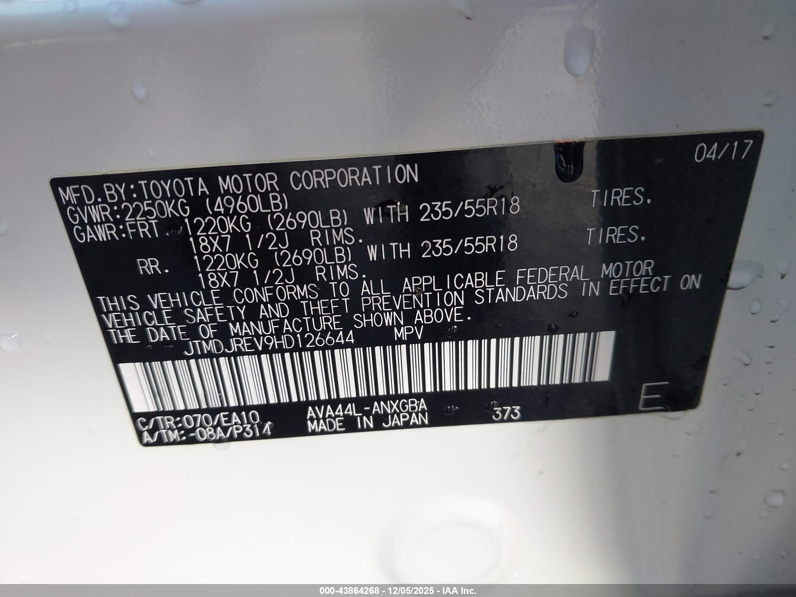 TOYOTA RAV4 image 9