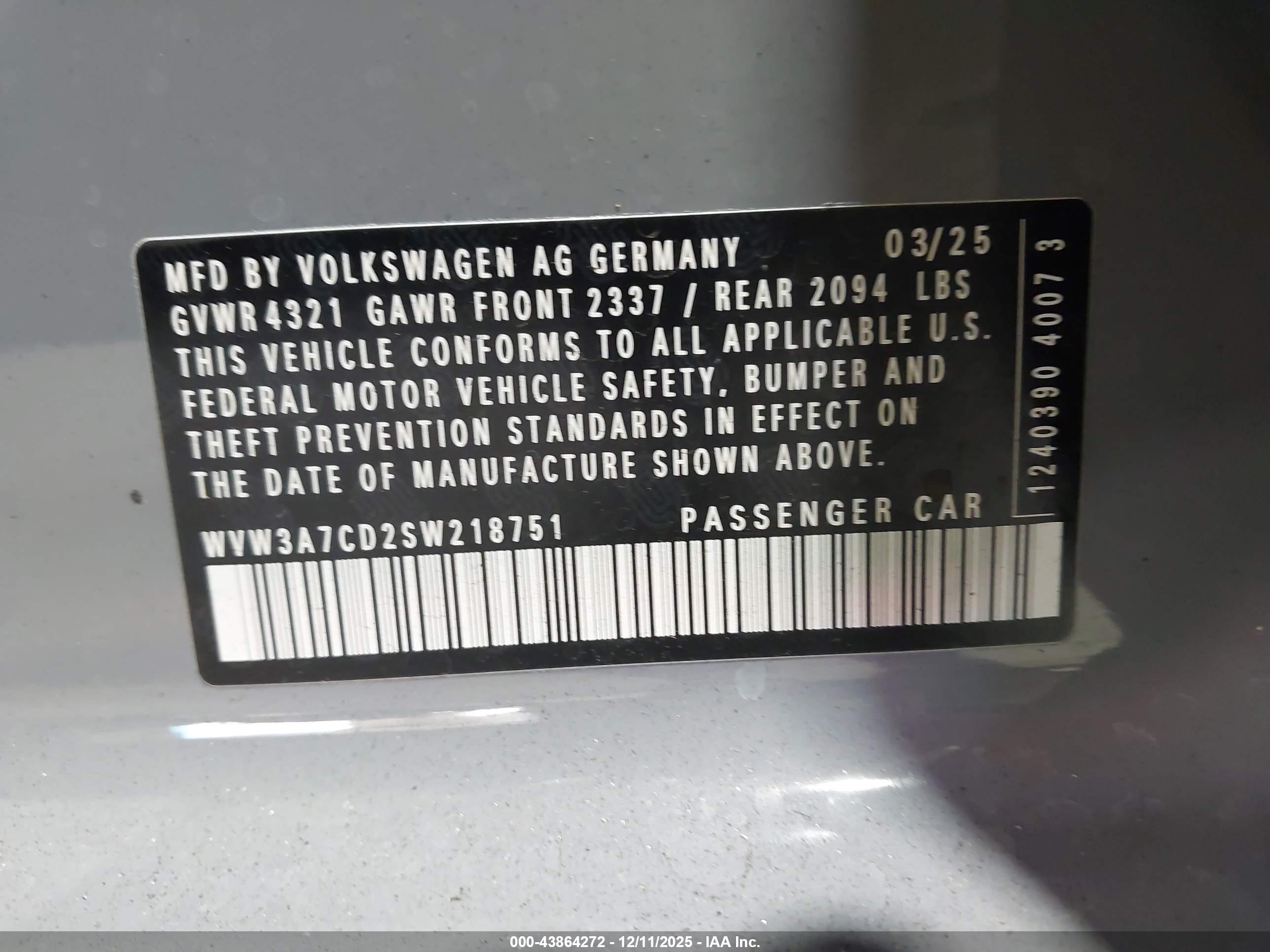 VOLKSWAGEN GOLF image 9