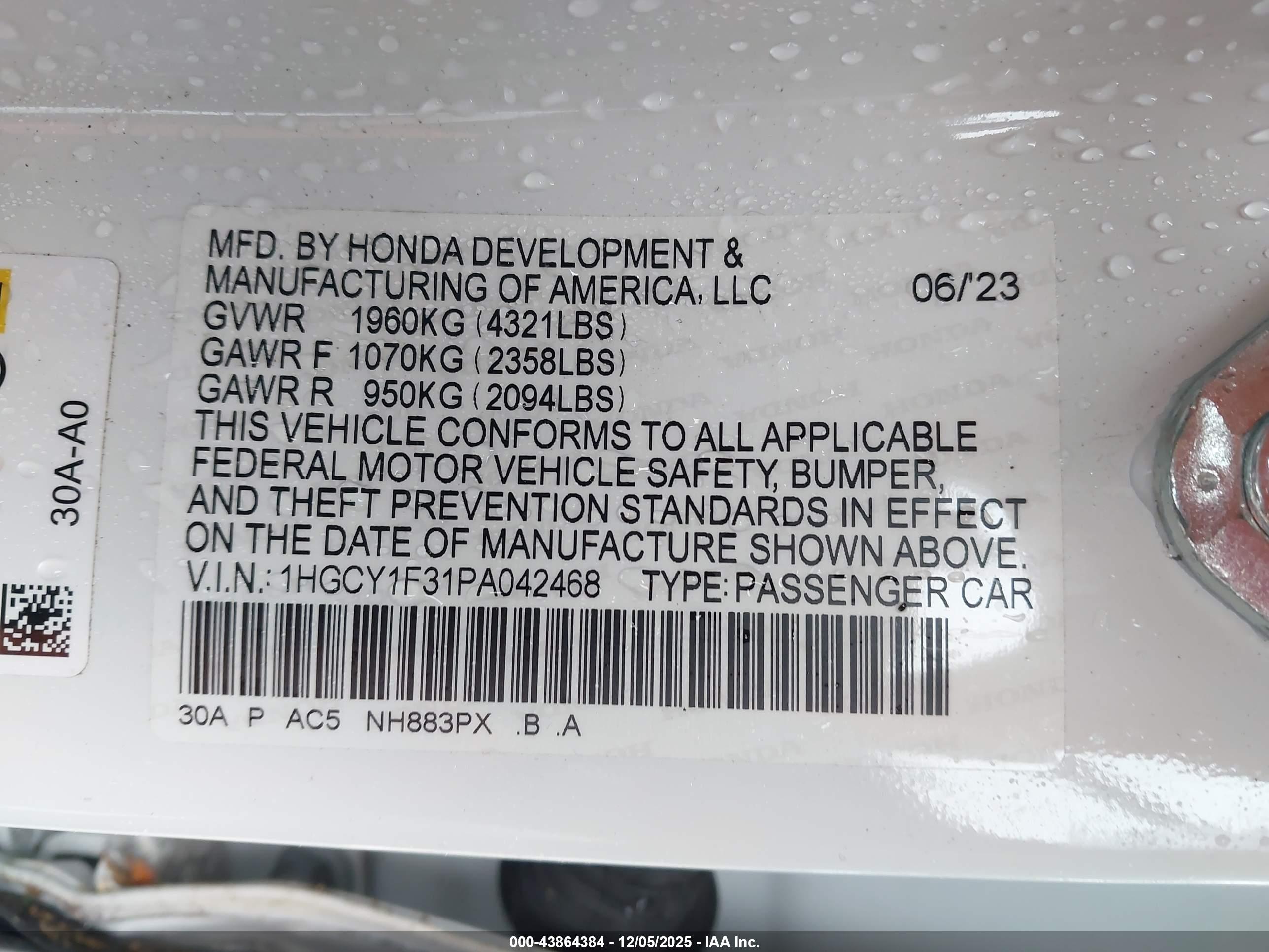 HONDA ACCORD image 9
