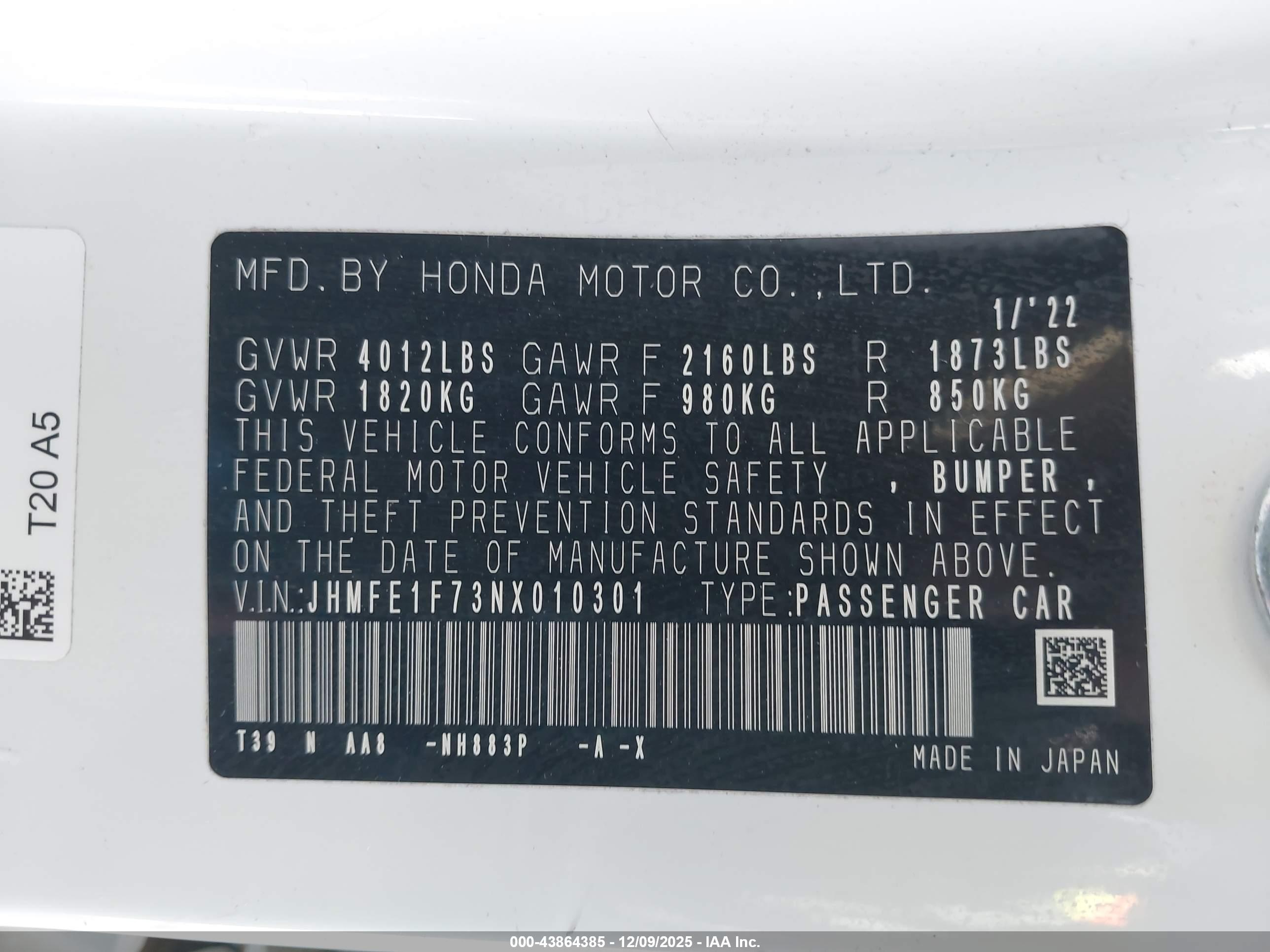 HONDA CIVIC image 9