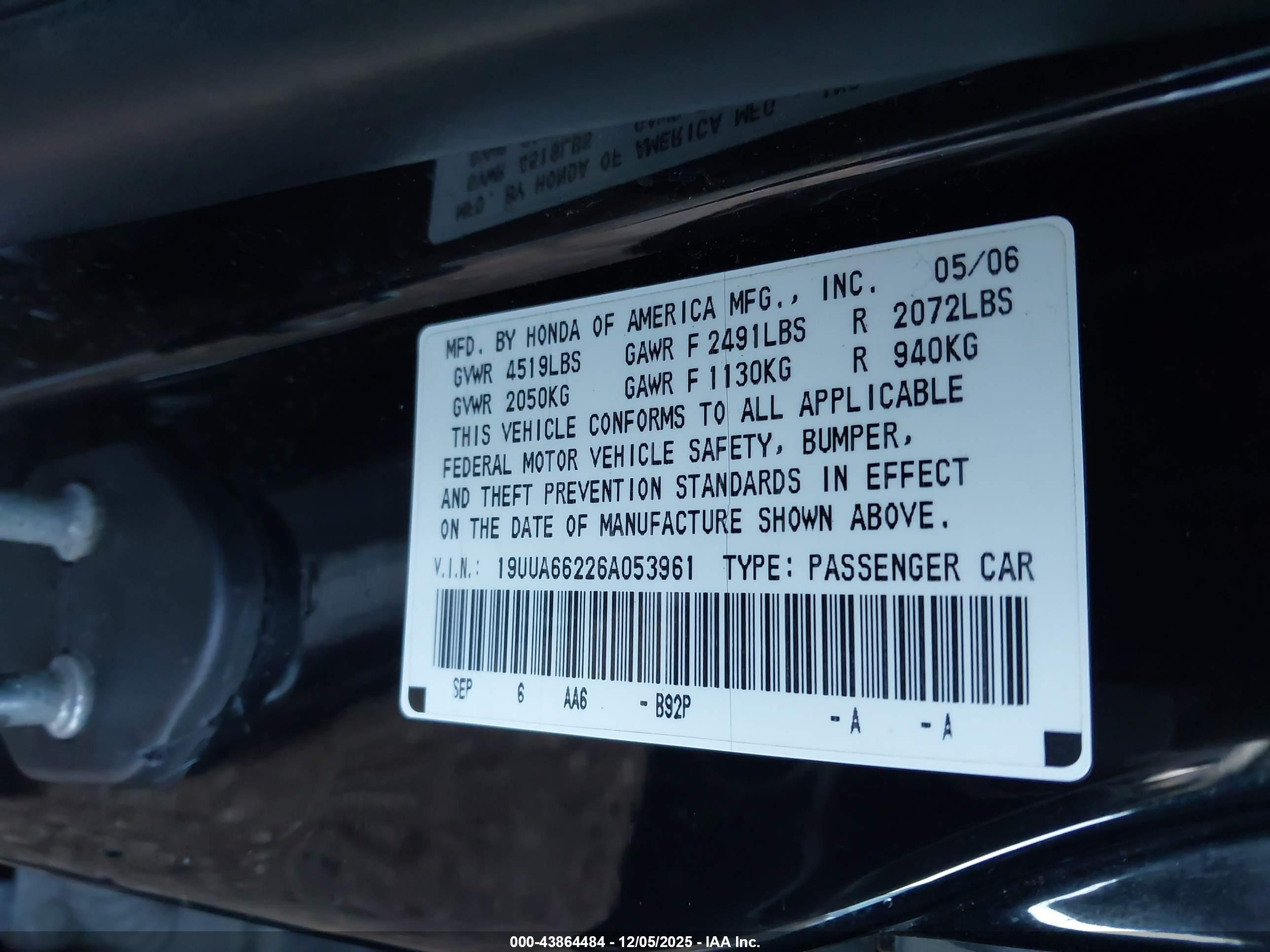 ACURA TL image 9