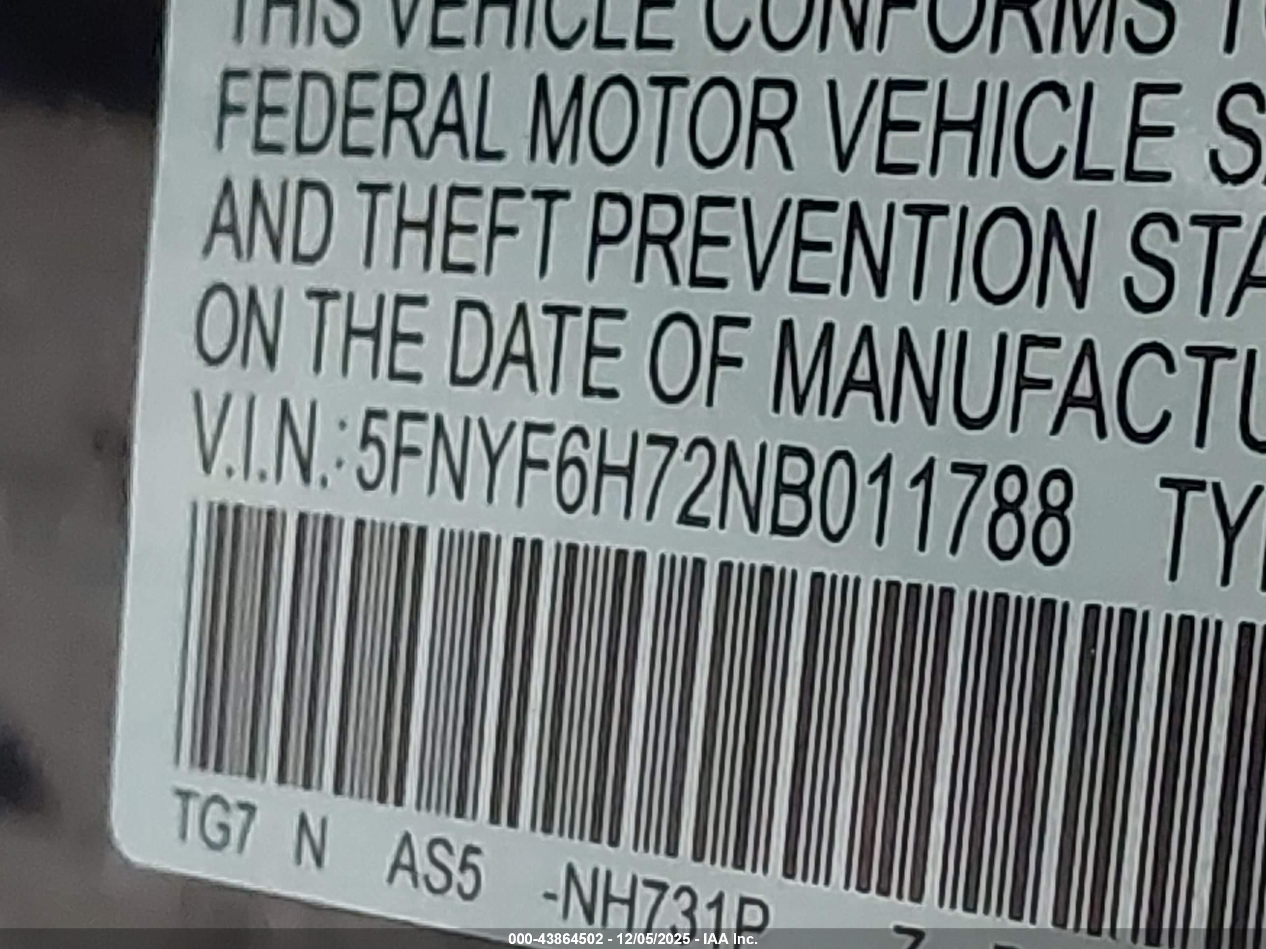 HONDA PILOT image 9