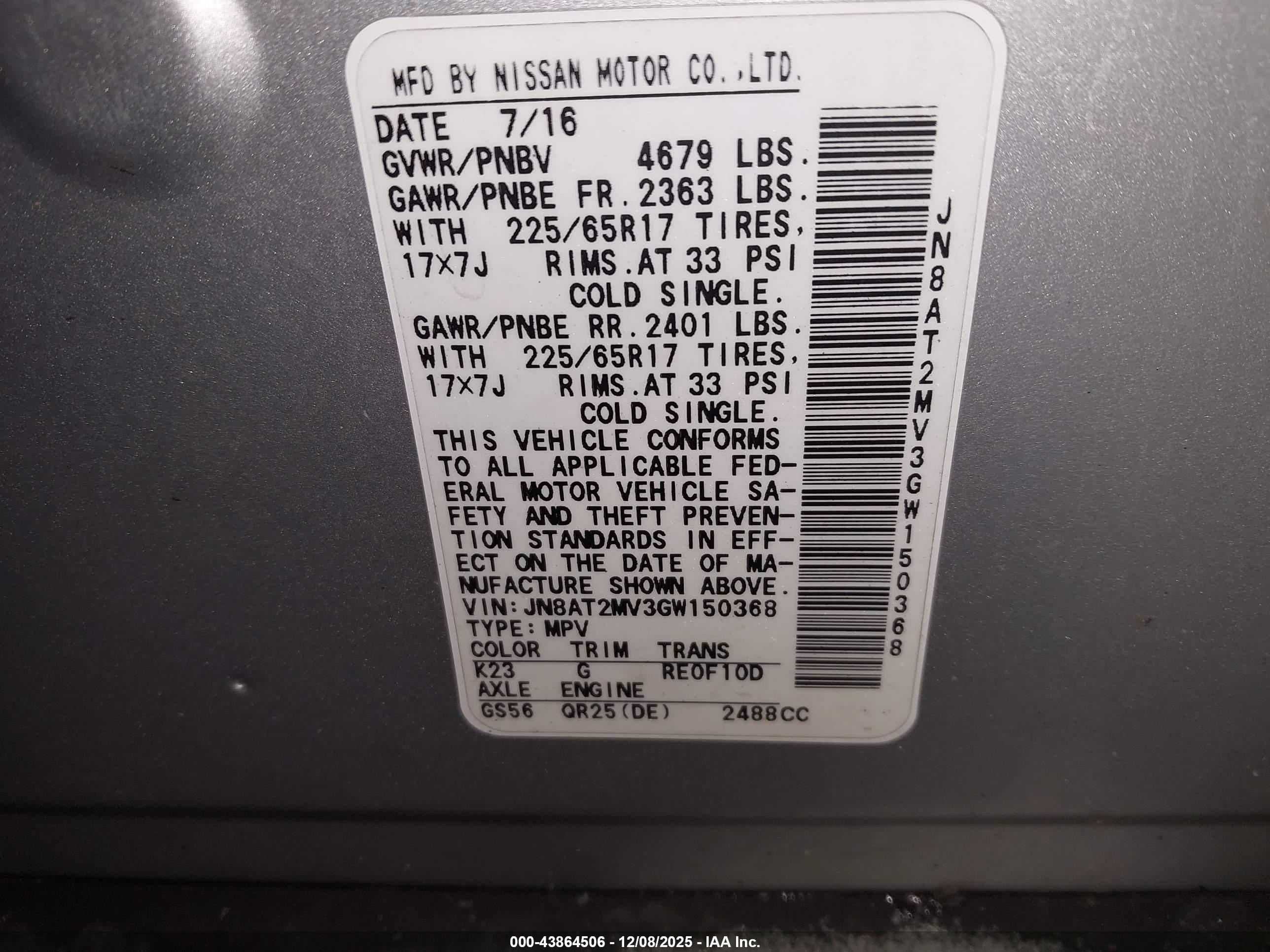 NISSAN ROGUE image 9