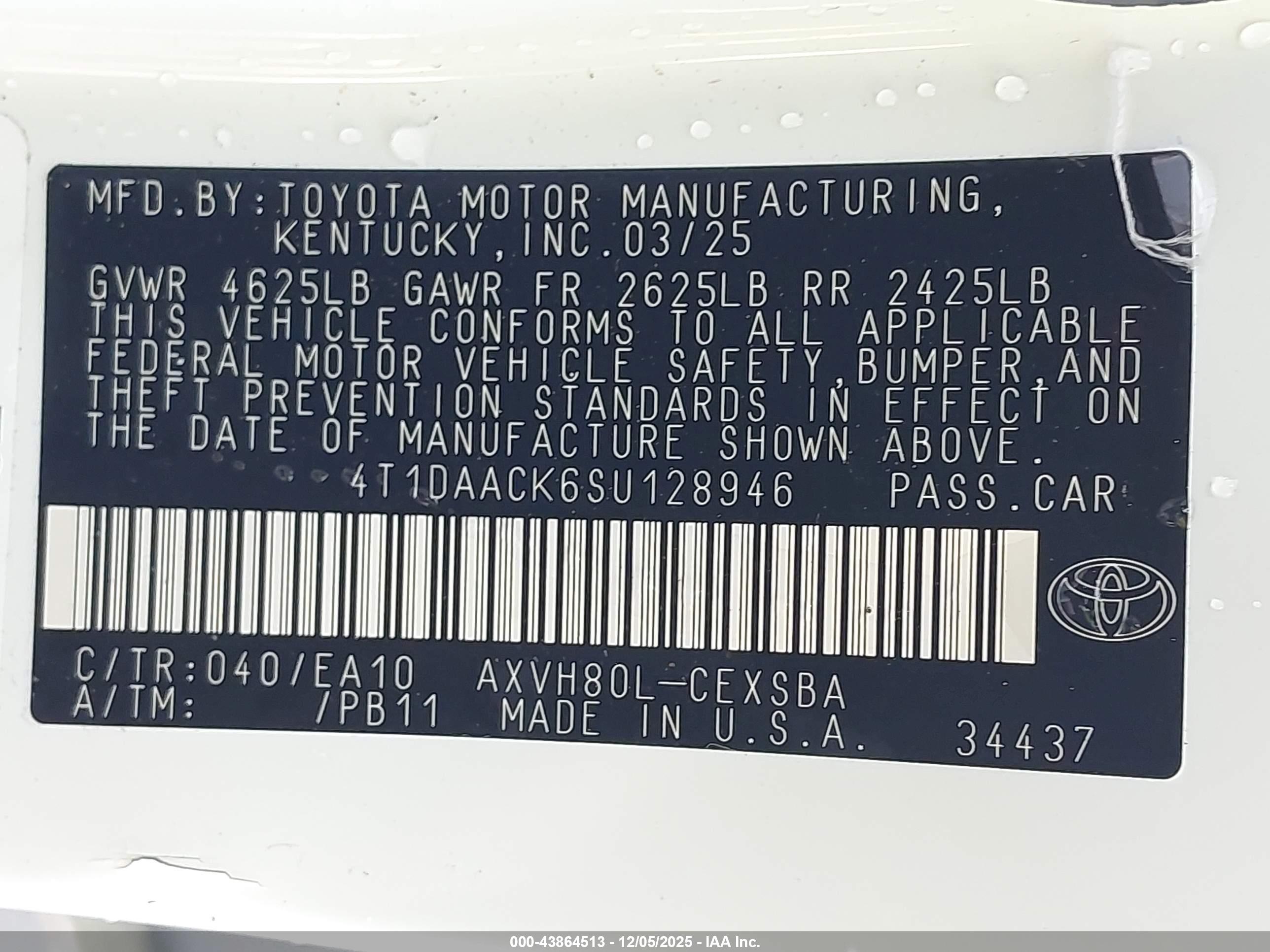 TOYOTA CAMRY image 9