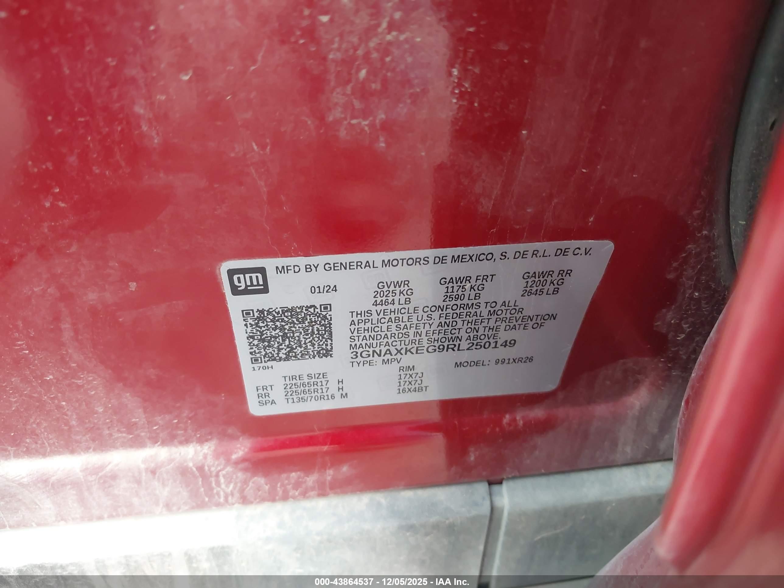 CHEVROLET EQUINOX image 9