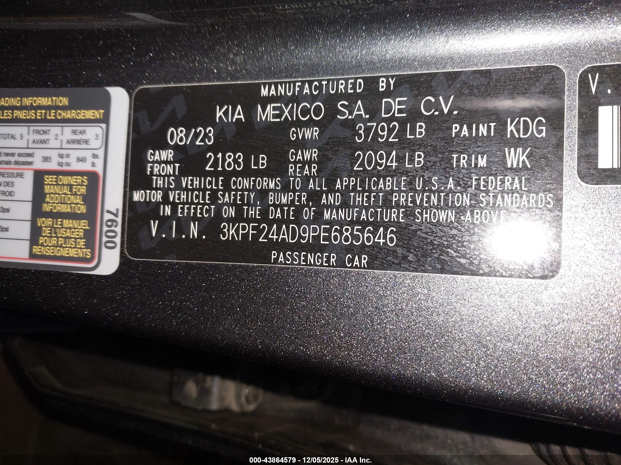 KIA FORTE image 9