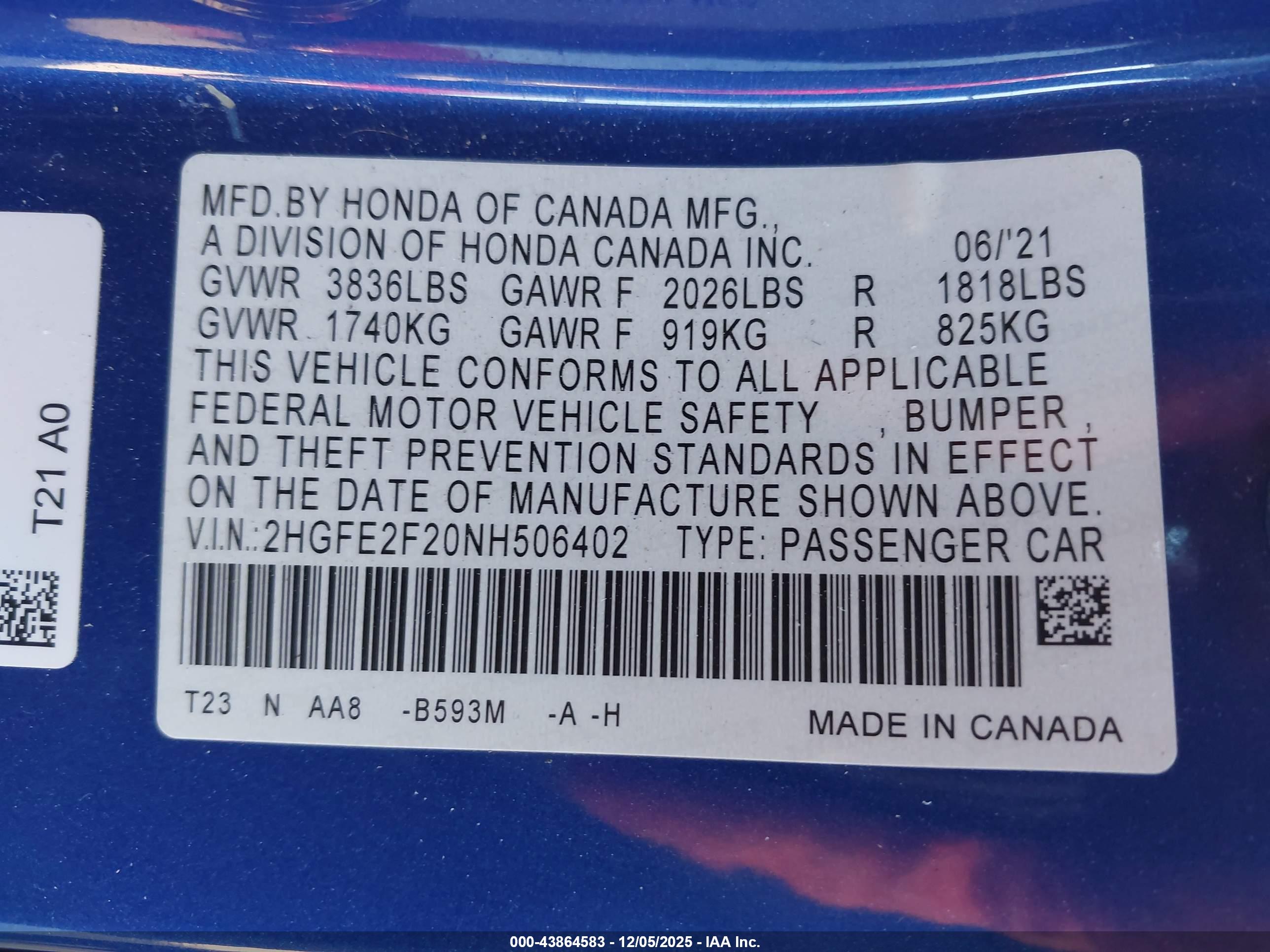 HONDA CIVIC image 9