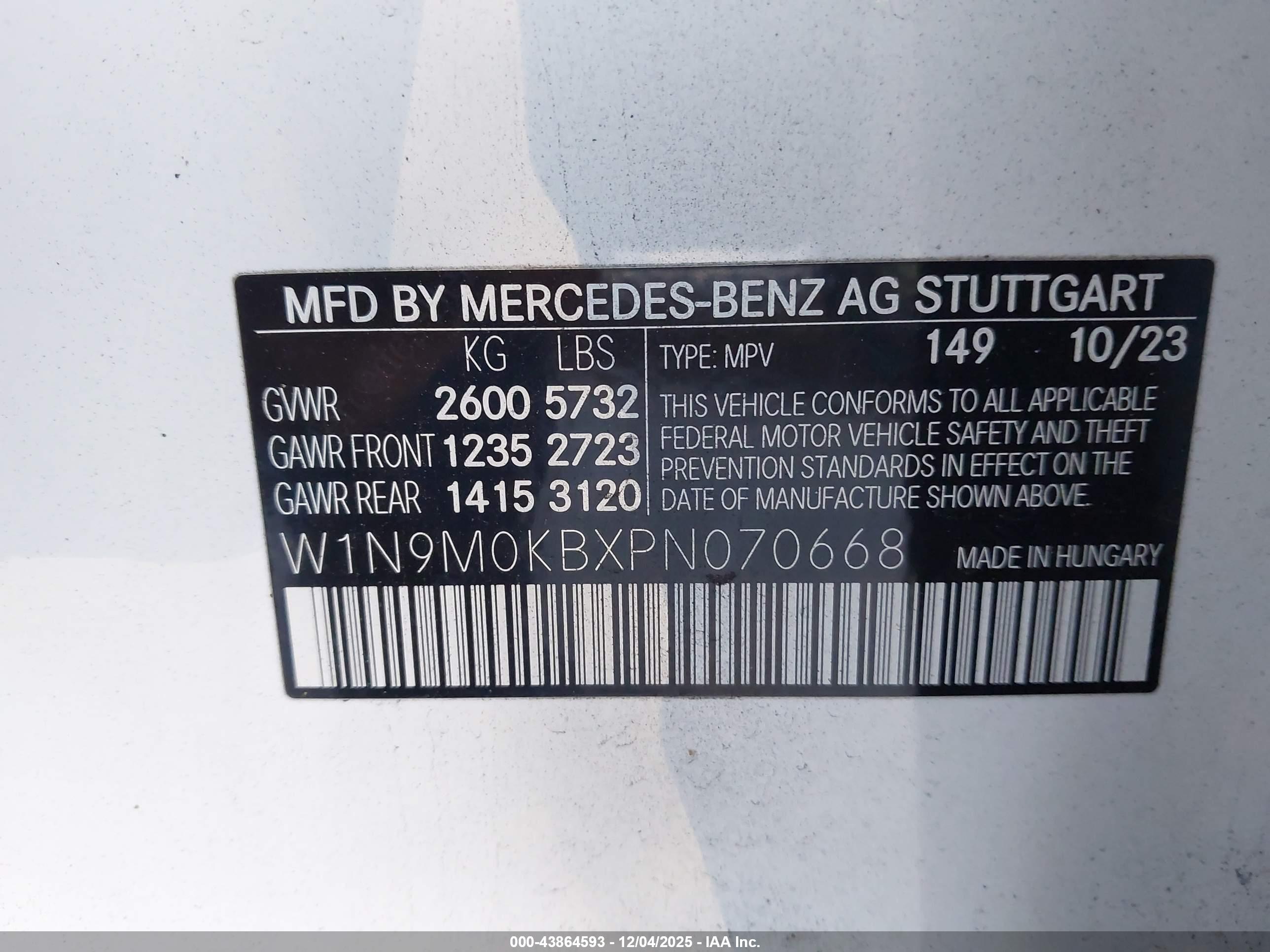 MERCEDES-BENZ EQB image 9