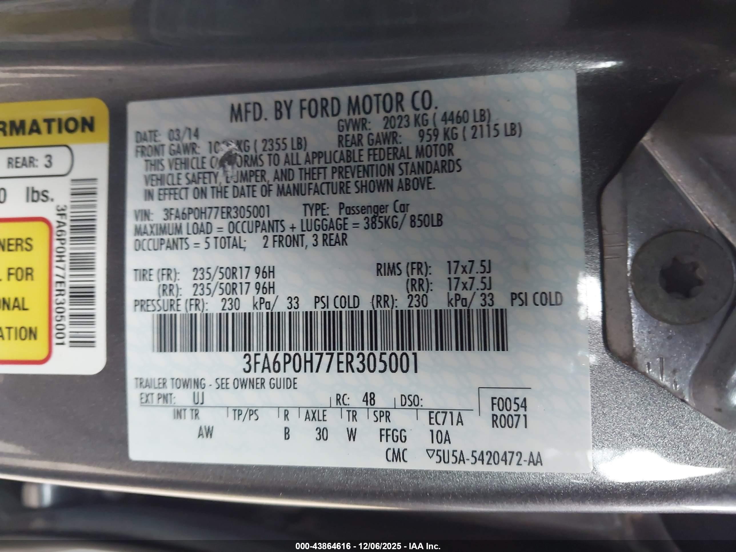 FORD FUSION image 9