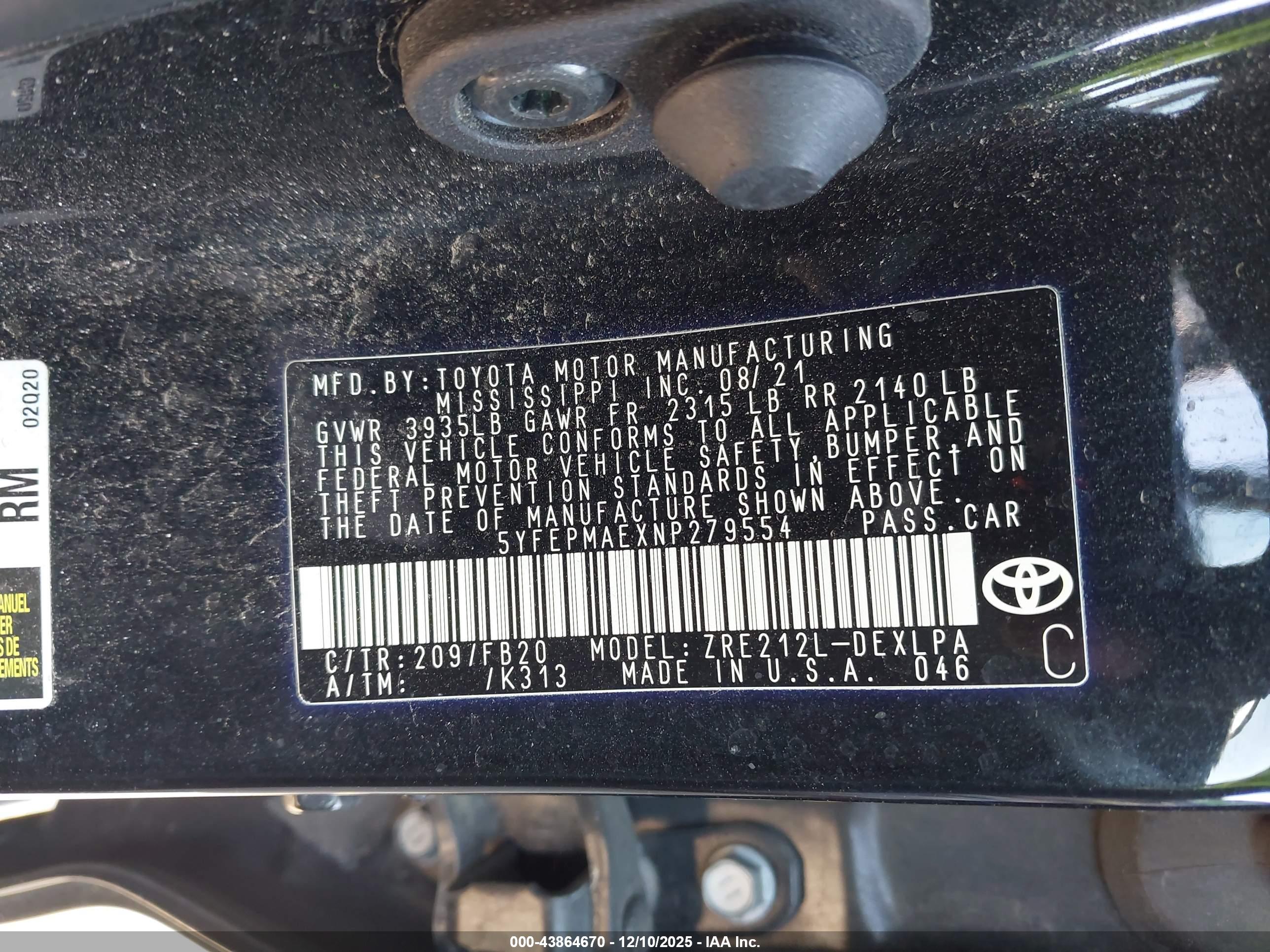 TOYOTA COROLLA image 9