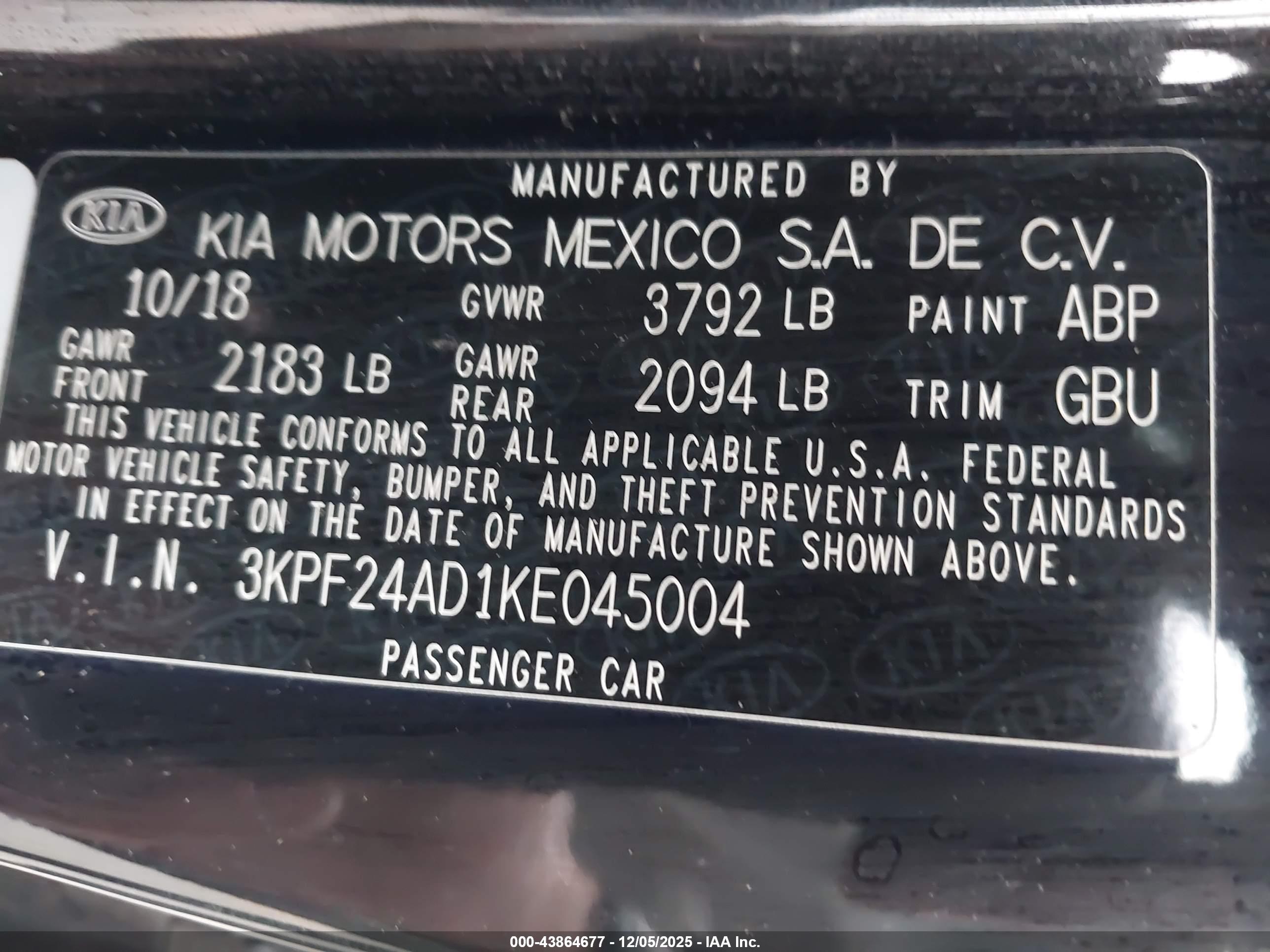 KIA FORTE image 9