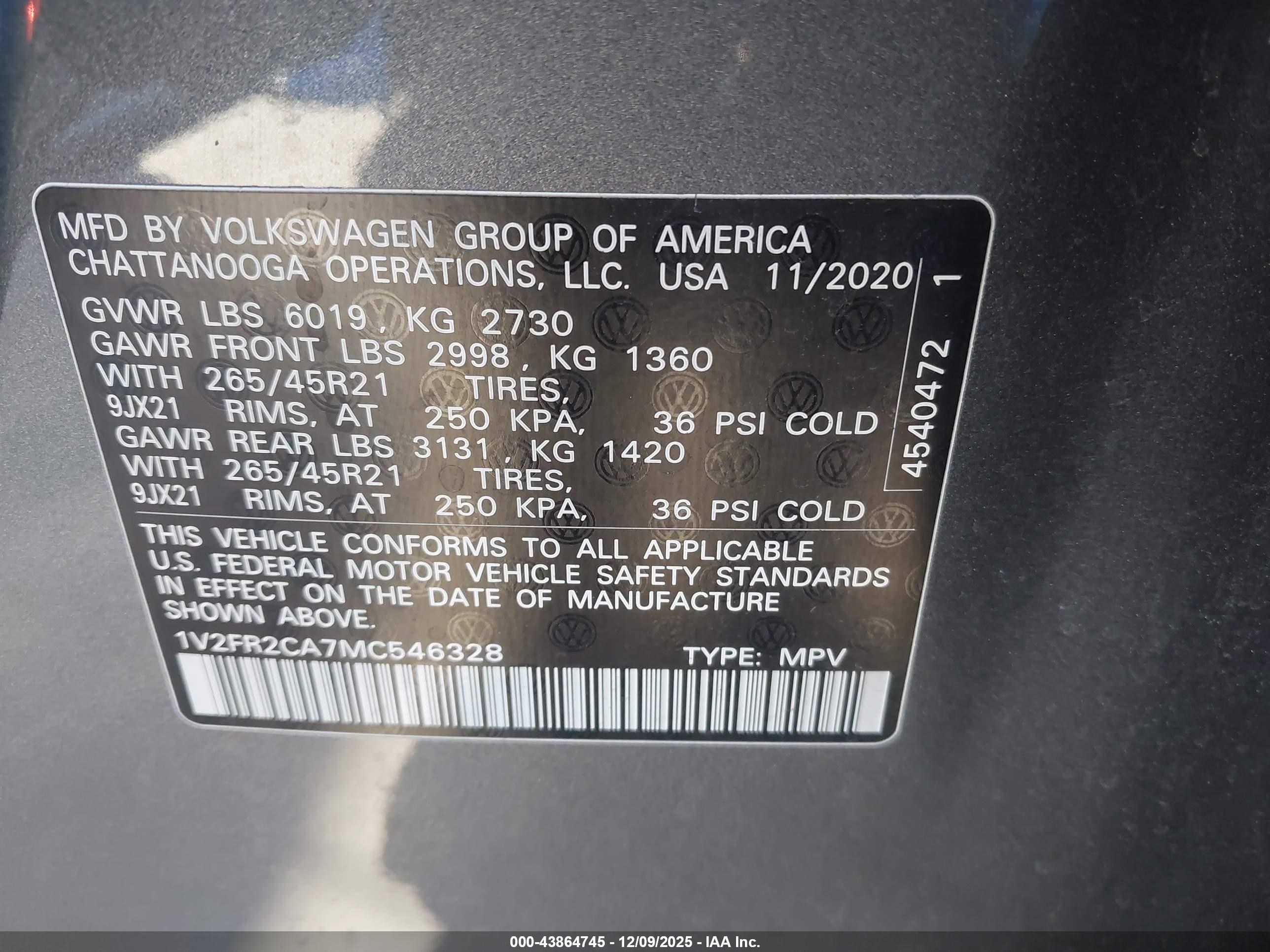VOLKSWAGEN ATLAS image 9
