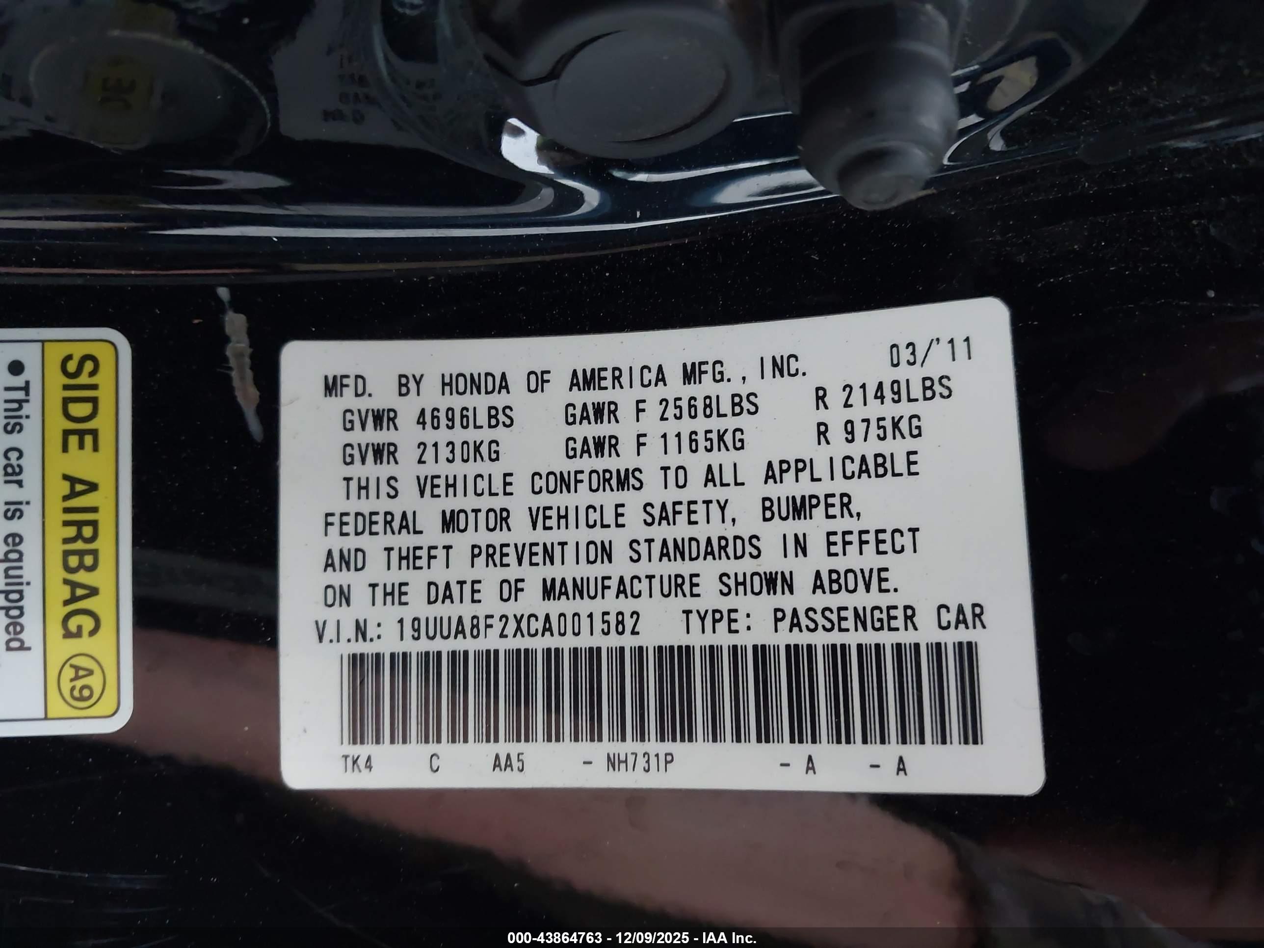 ACURA TL image 9