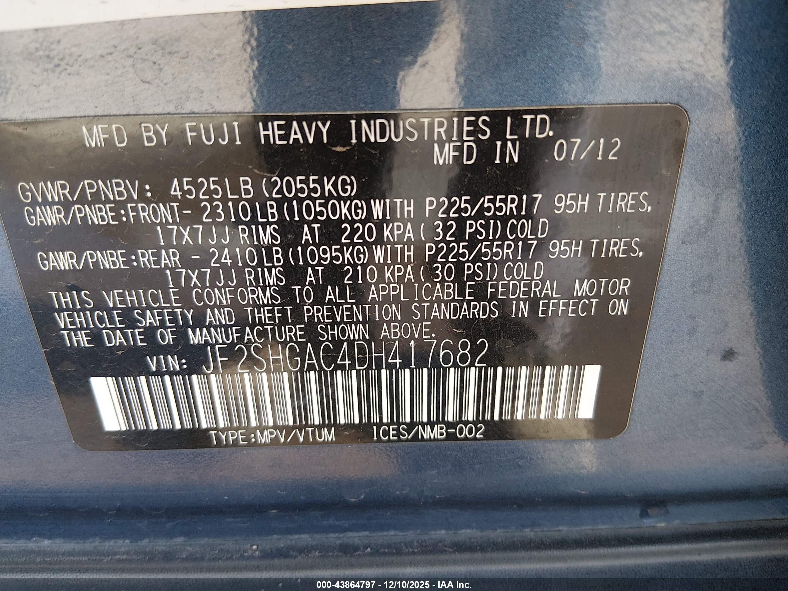 SUBARU FORESTER image 9