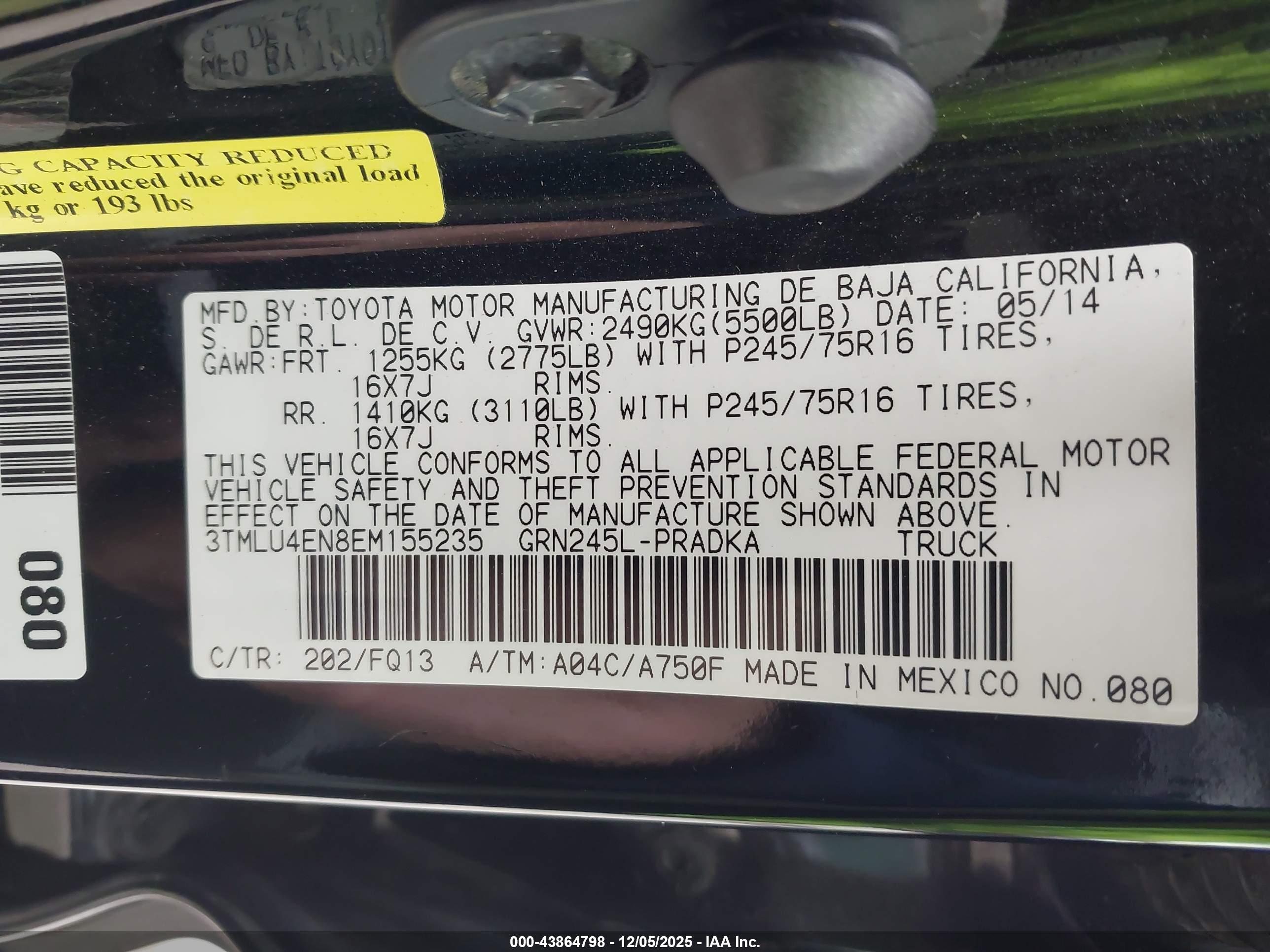 TOYOTA TACOMA image 9